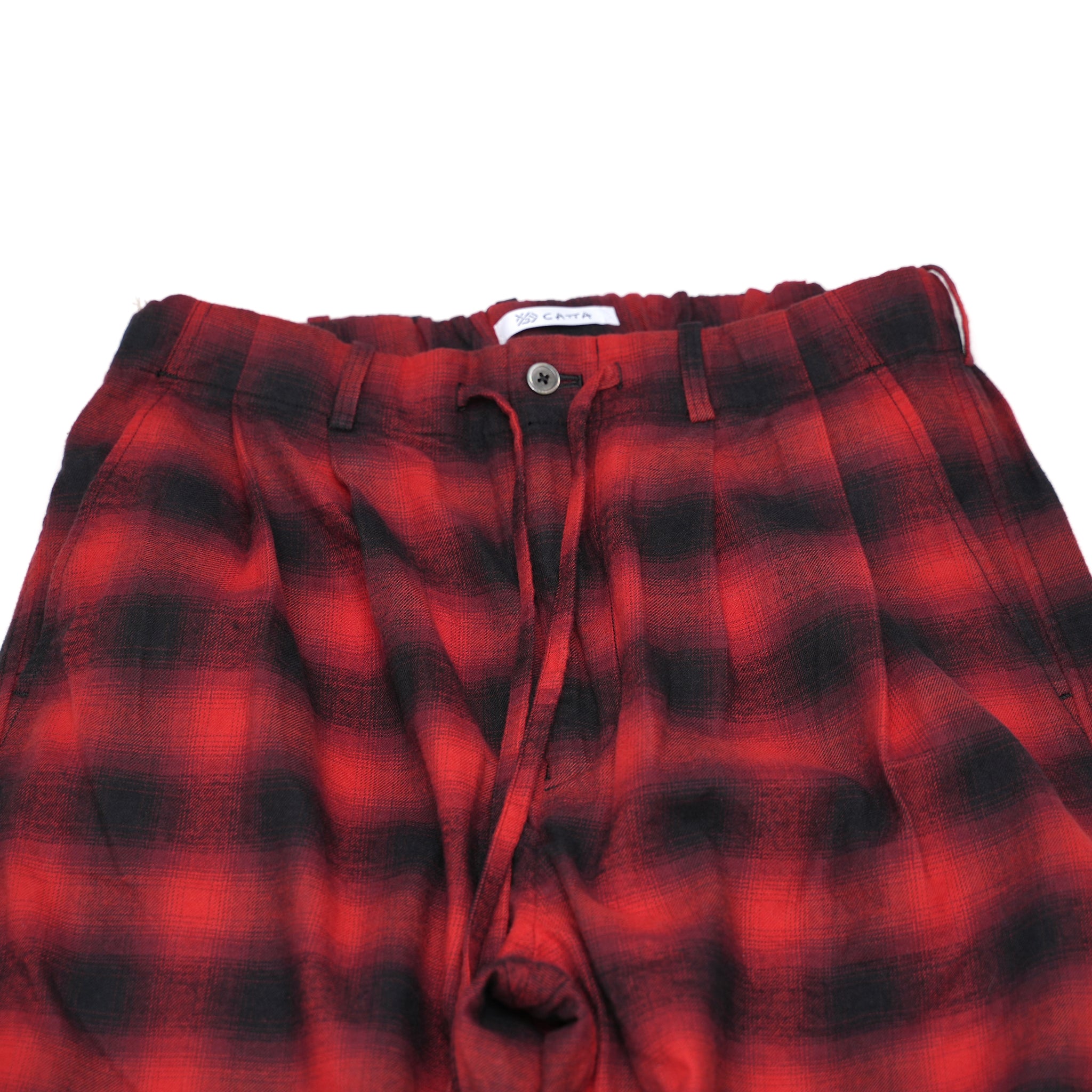 No:wp-special_B | Name:OMBRE CHECK PANTS 別注 | Color:Red【CATTA_カッタ】【archive】