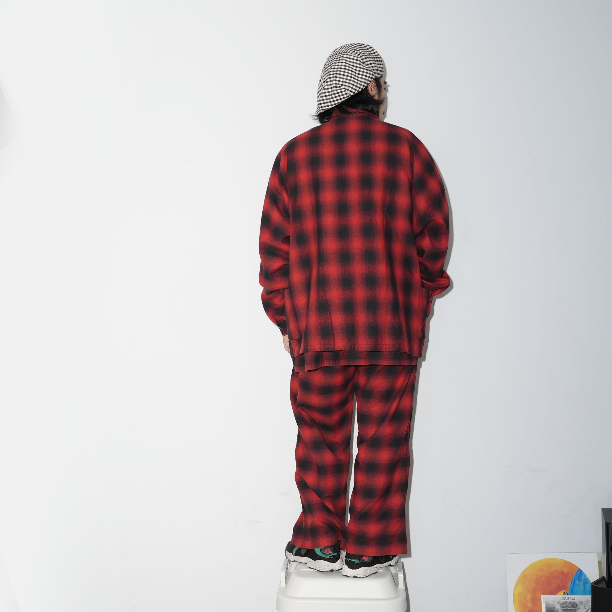 No:wp-special_B | Name:OMBRE CHECK PANTS 別注 | Color:Red【CATTA_カッタ】【archive】