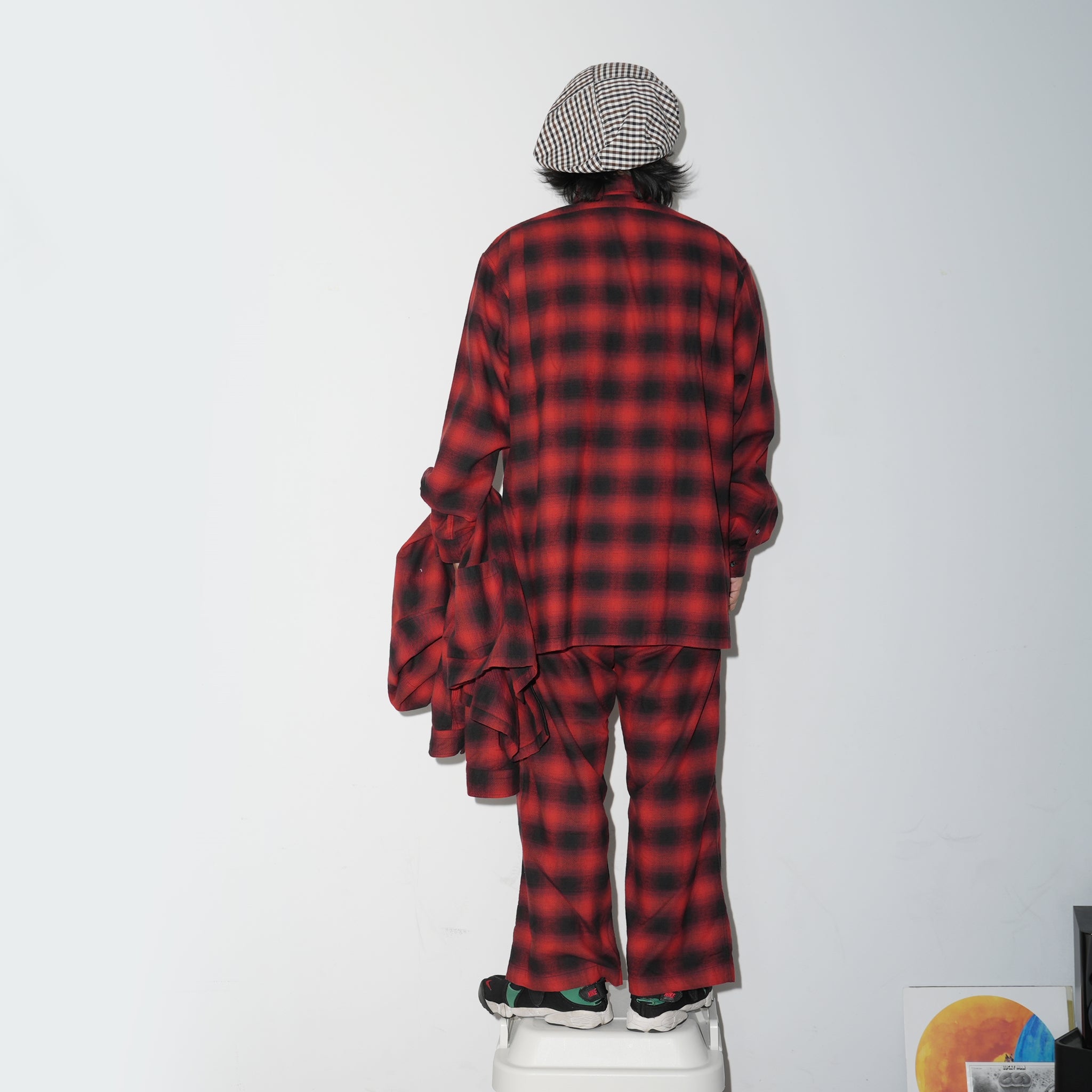 No:wp-special_B | Name:OMBRE CHECK PANTS 別注 | Color:Red【CATTA_カッタ】【archive】