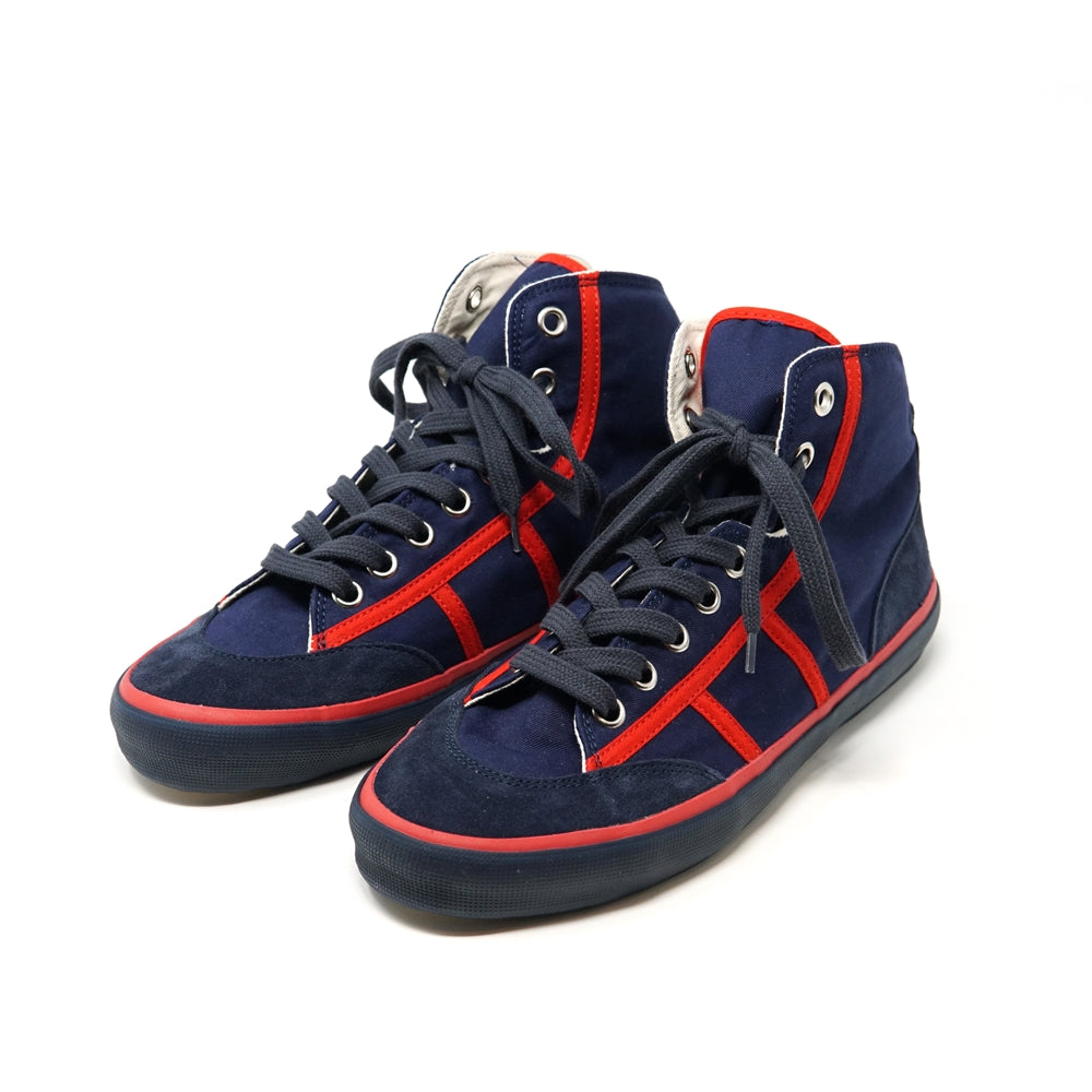 No:4439BM | Name:ITALIAN MILITARY TRAINER | Color:Navy/Red | SIze:37/39/41/42/43/44/45【REPRODUCTION OF FOUND】-REPRODUCTION OF FOUND-ADDICTION FUKUOKA