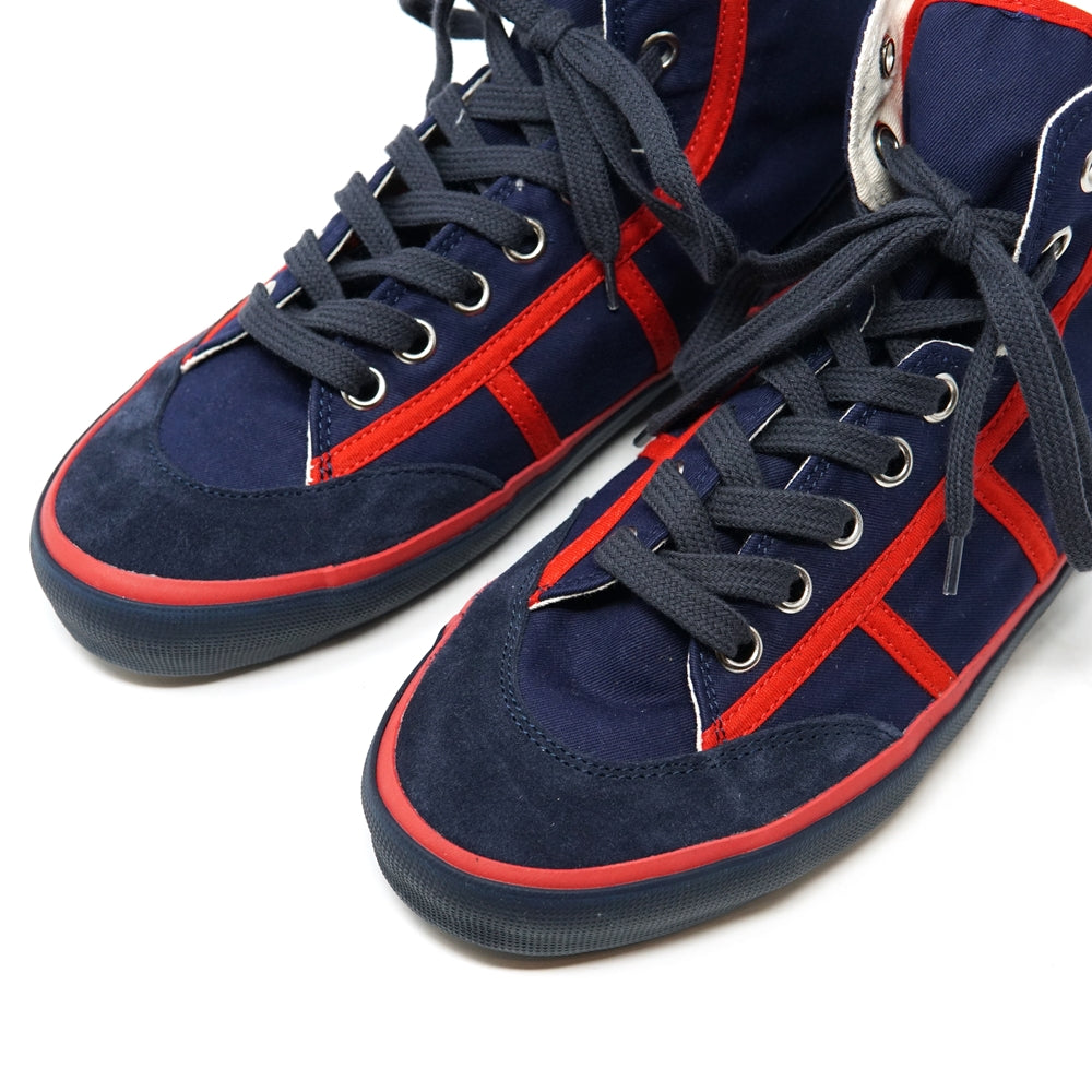No:4439BM | Name:ITALIAN MILITARY TRAINER | Color:Navy/Red | SIze:37/39/41/42/43/44/45【REPRODUCTION OF FOUND】-REPRODUCTION OF FOUND-ADDICTION FUKUOKA