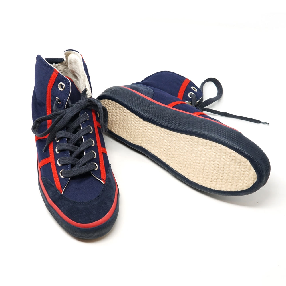 No:4439BM | Name:ITALIAN MILITARY TRAINER | Color:Navy/Red | SIze:37/39/41/42/43/44/45【REPRODUCTION OF FOUND】-REPRODUCTION OF FOUND-ADDICTION FUKUOKA