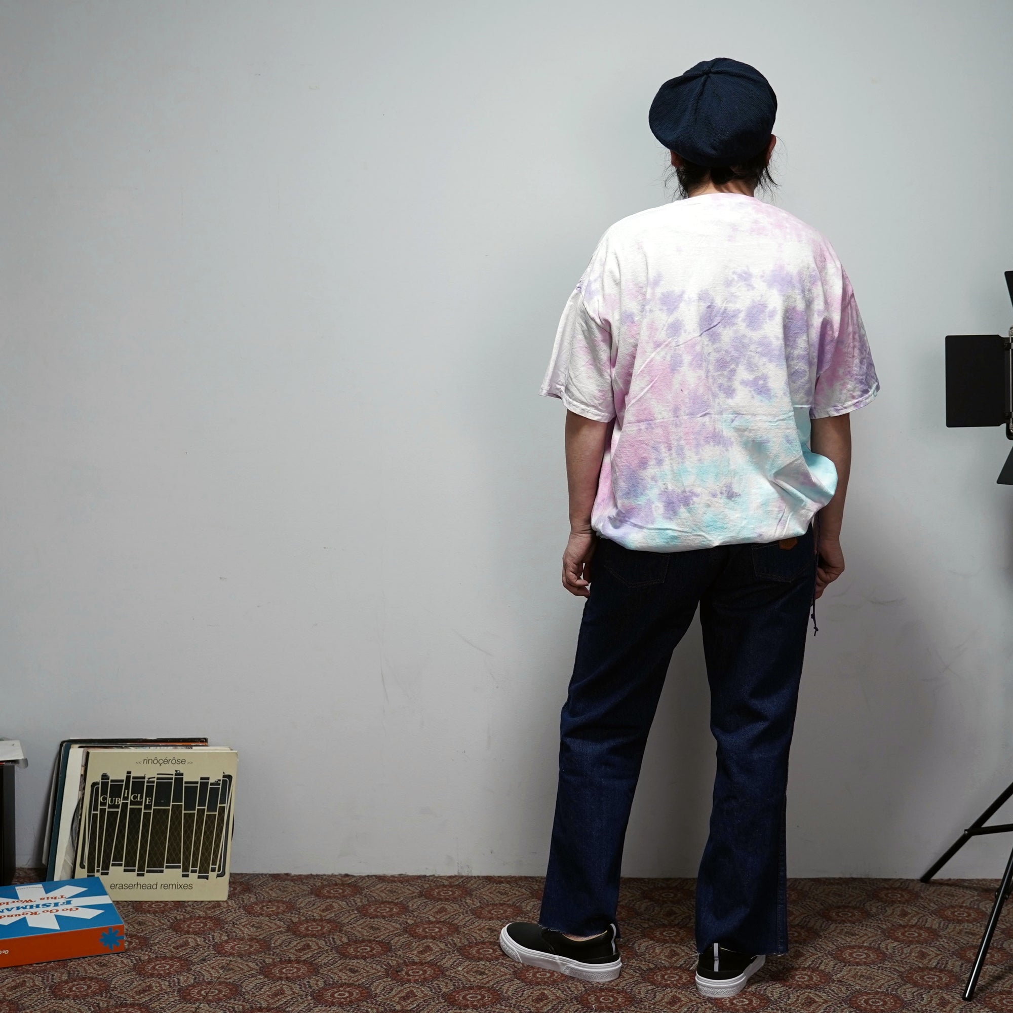 No:REMAKE02 | Name: REMAKE FRONT SLIT DENIM PANTS | Color:PREWASHED INDIGO【RED KAP】-MEG COMPANY-ADDICTION FUKUOKA