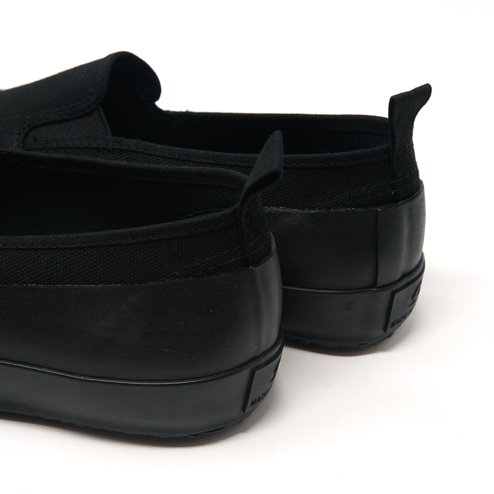 FINE VULCANIZED ALW SLIP-ON BLACK 【MOONSTAR】-MOONSTAR-ADDICTION FUKUOKA