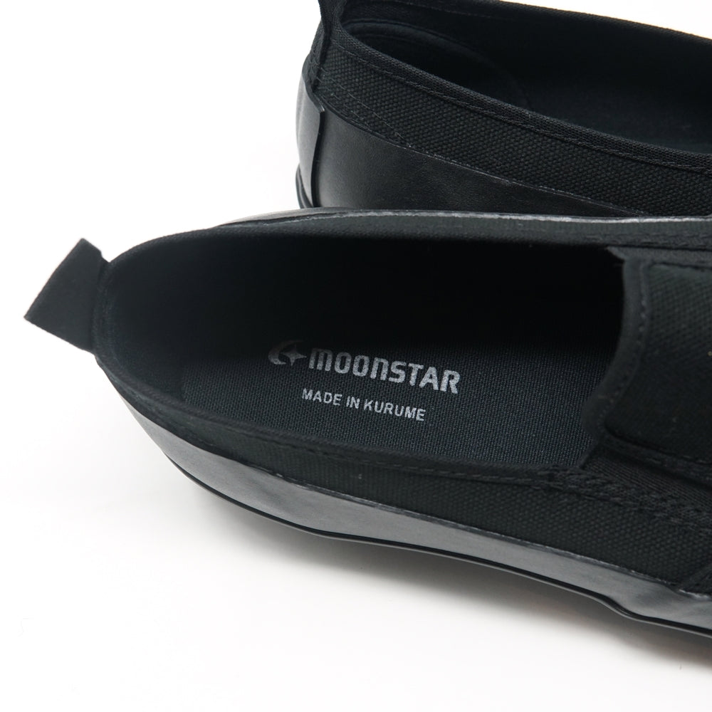 FINE VULCANIZED ALW SLIP-ON BLACK 【MOONSTAR】-MOONSTAR-ADDICTION FUKUOKA