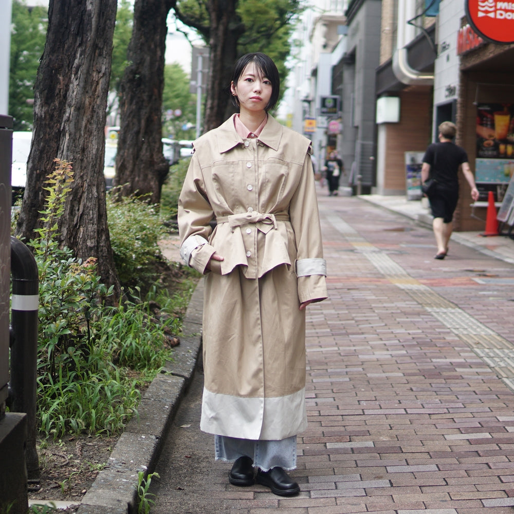 No:OSK-FW21-25A | Name:Beauty Of The Night | Color:Camel | Size:XS/S【OSKER THE LABEL】-OSKER THE LABEL-ADDICTION FUKUOKA