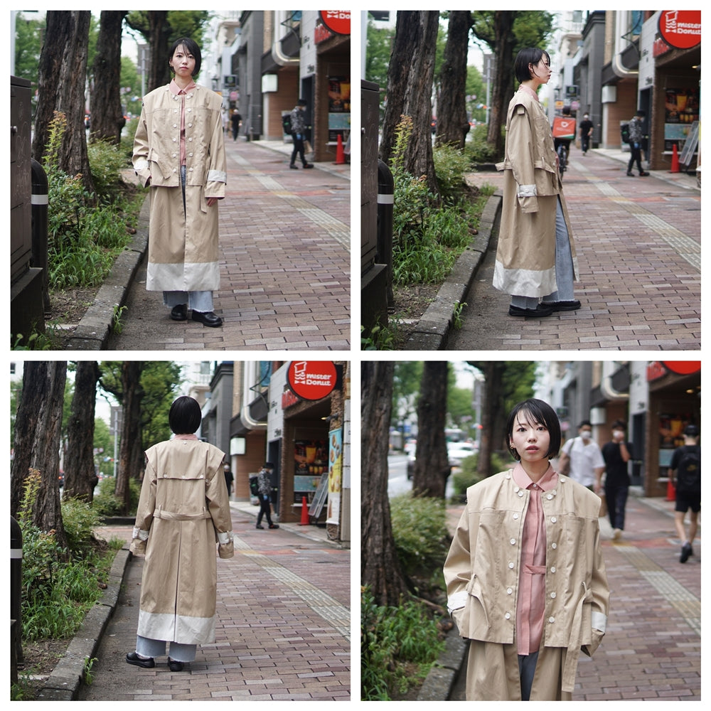 No:OSK-FW21-25A | Name:Beauty Of The Night | Color:Camel | Size:XS/S【OSKER THE LABEL】-OSKER THE LABEL-ADDICTION FUKUOKA