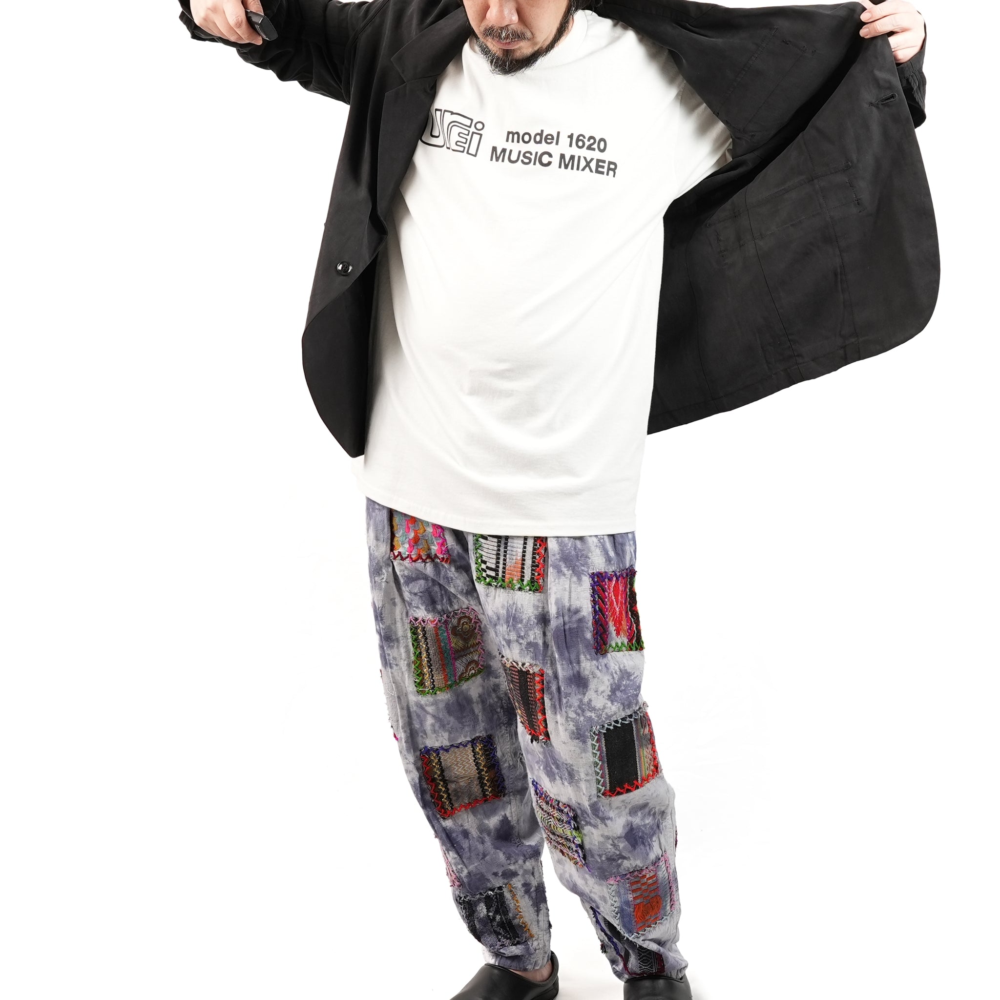 No:M31017-17 | Name:Ura Low Lapel Blazer | Color:Tencel Black【MONITALY_モニタリー】【archive】