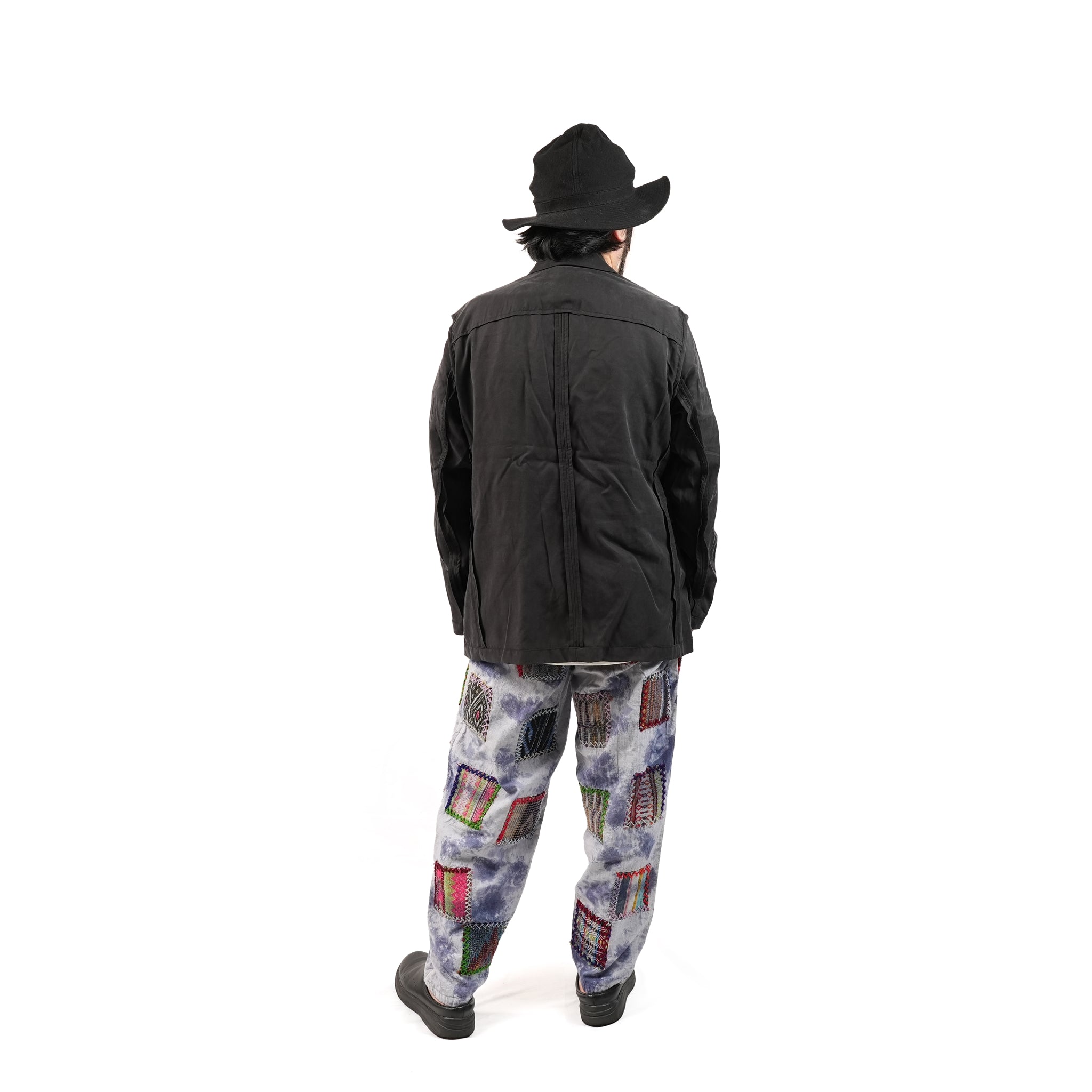 No:M31017-17 | Name:Ura Low Lapel Blazer | Color:Tencel Black【MONITALY_モニタリー】【archive】