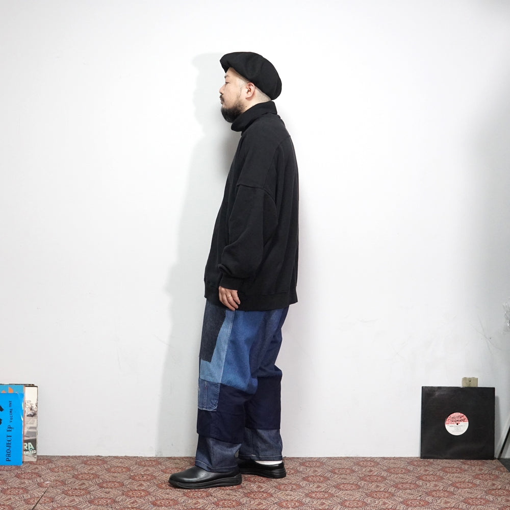 No:M30700C | Name:Turtleneck Sweatshirt | Color:Black | Size:M/L【MONITALY】-MONITALY-ADDICTION FUKUOKA