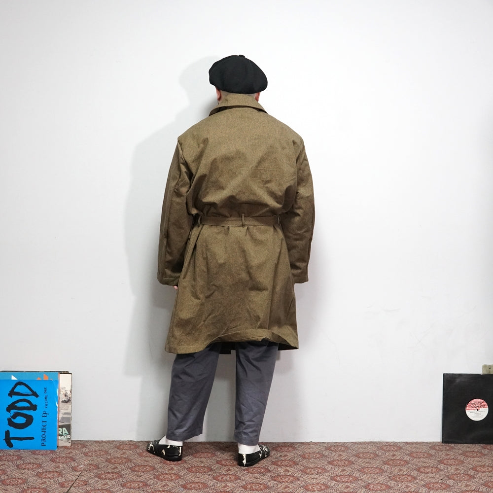 No:M30008 | Name:Jute Coat | Color:Old Hunting Brown/Black Mix | Size:38/40/42【MONITALY】-MONITALY-ADDICTION FUKUOKA