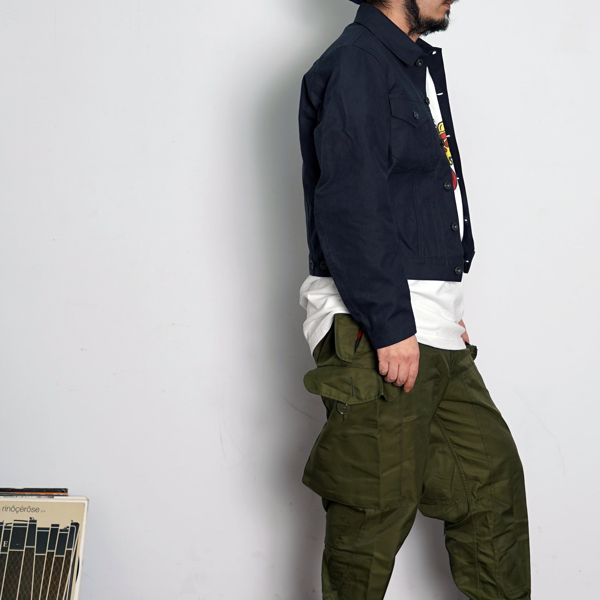 Mechanic jamper Color:NAVY【PHABLIC×KAZUI】-PHABLIC×KAZUI-ADDICTION FUKUOKA