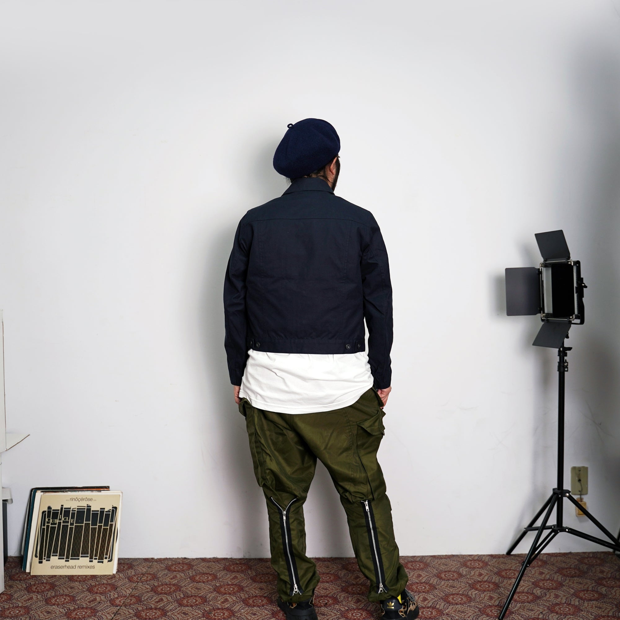 Mechanic jamper Color:NAVY【PHABLIC×KAZUI】-PHABLIC×KAZUI-ADDICTION FUKUOKA