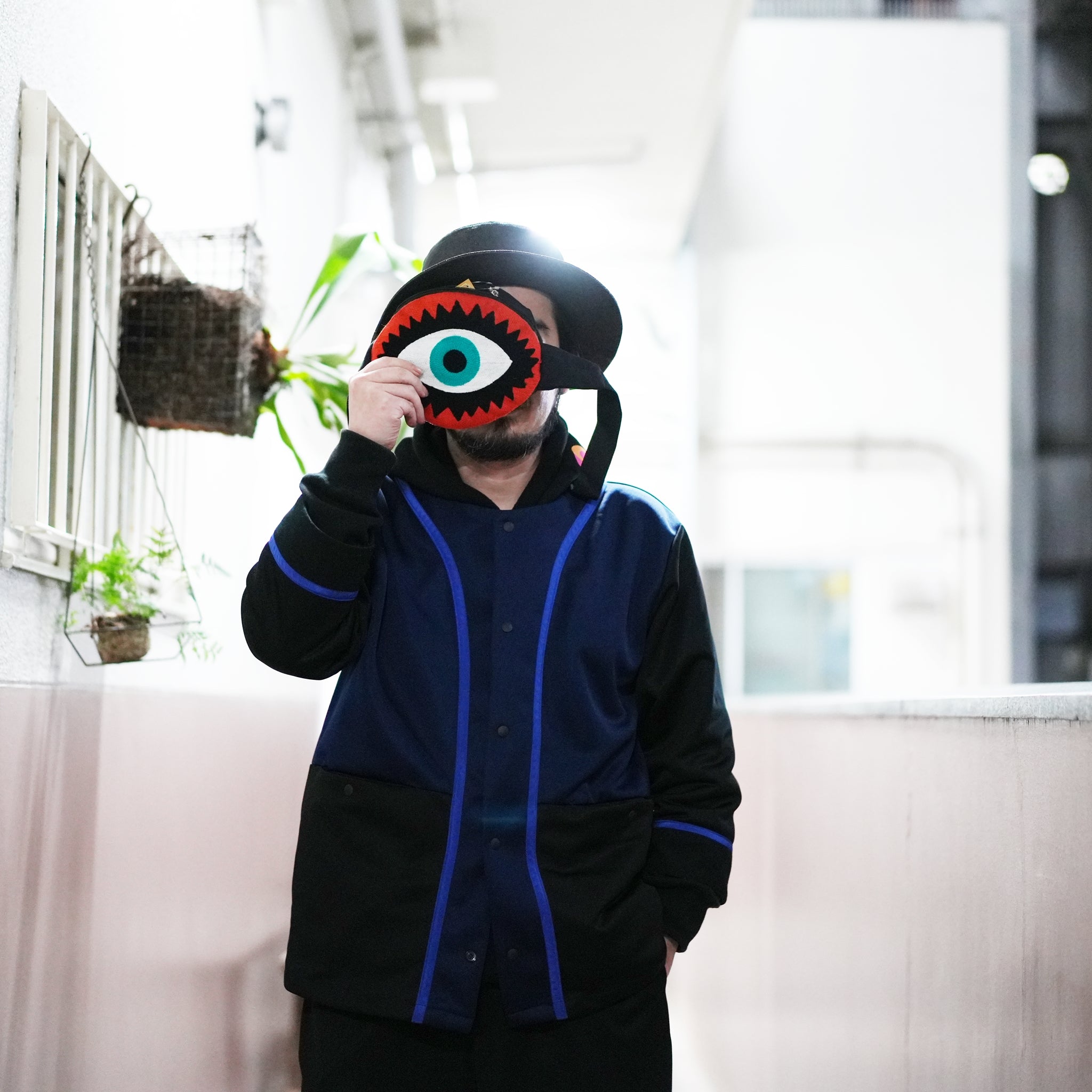 AC209 | Fanny Pack Eye | Color: embroidere【KITSCH KITCHEN_キッチュキッチン】【ネコポス選択可能】【archive】