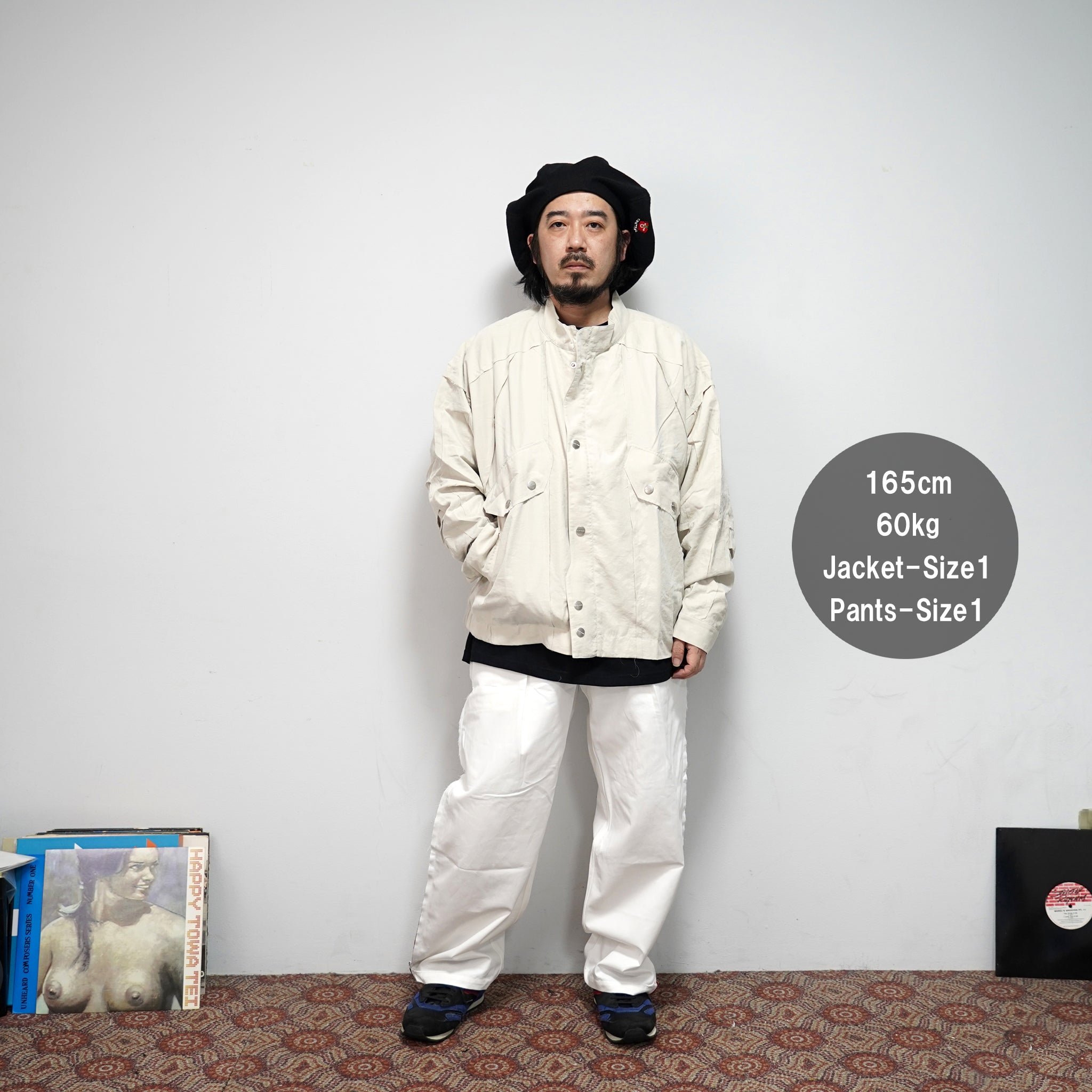 BUTTON JACKET – Beige | PLATEAU STUDIO