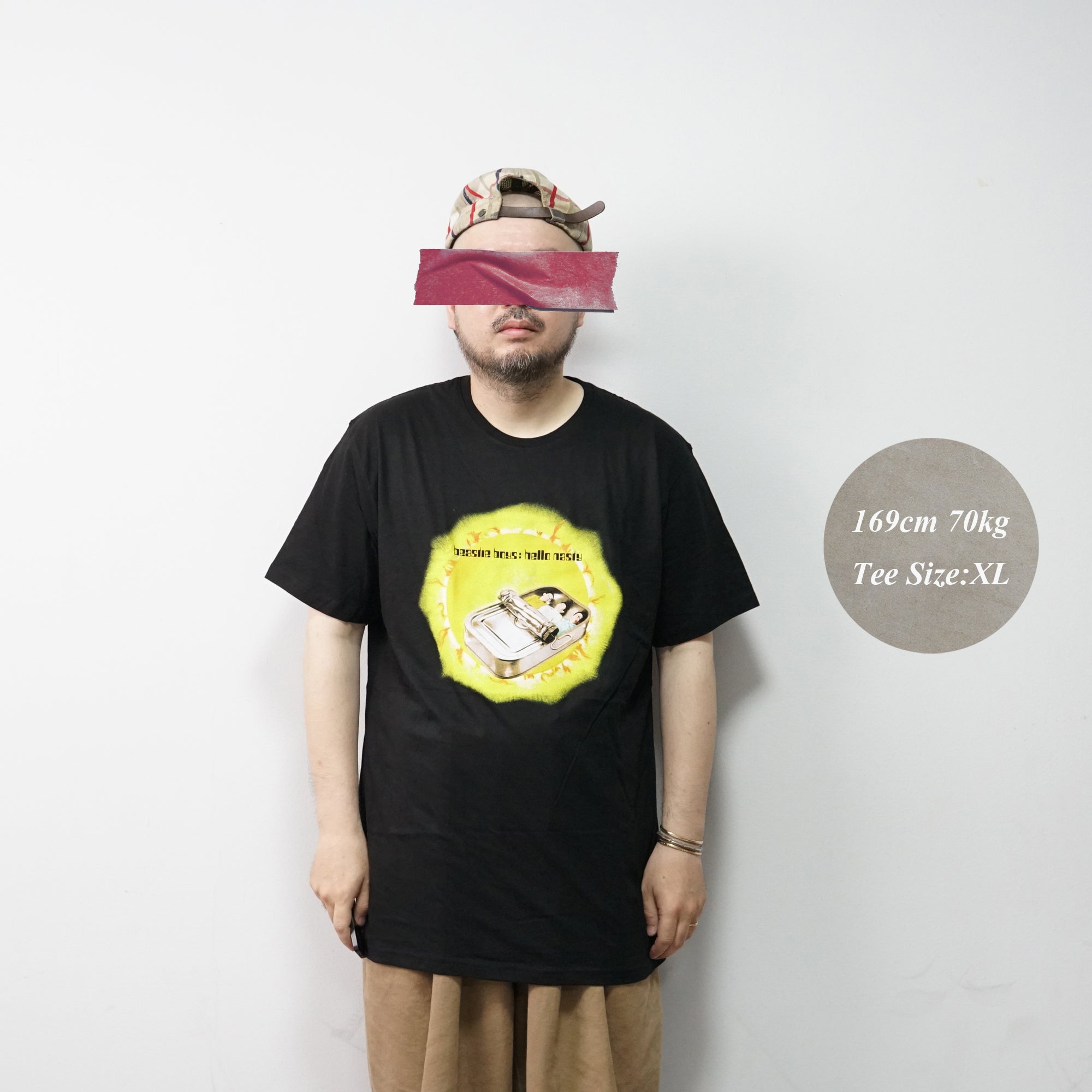 BEASTTS01MB | Artist:BeastieBoys | Hello Nasty | Color:Black | Size:L/1XL【ROCK OFF】【ネコポス選択可能】