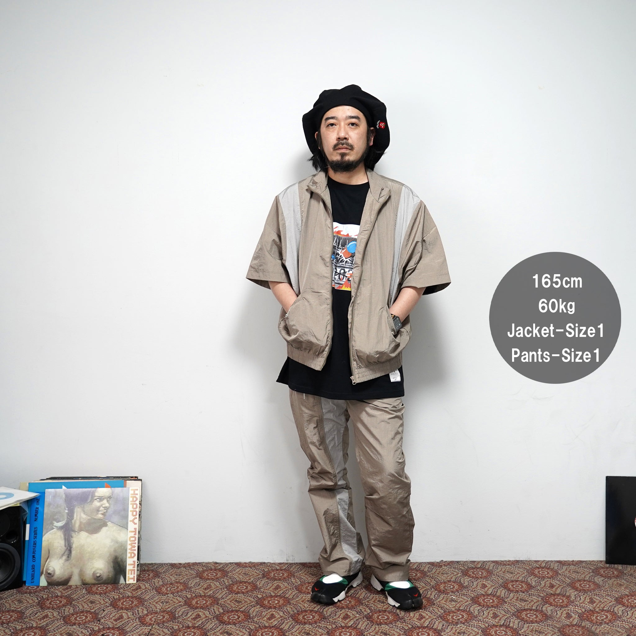 1989 SHORT SLEEVE JACKET – Dark-Grey | PLATEAU STUDIO