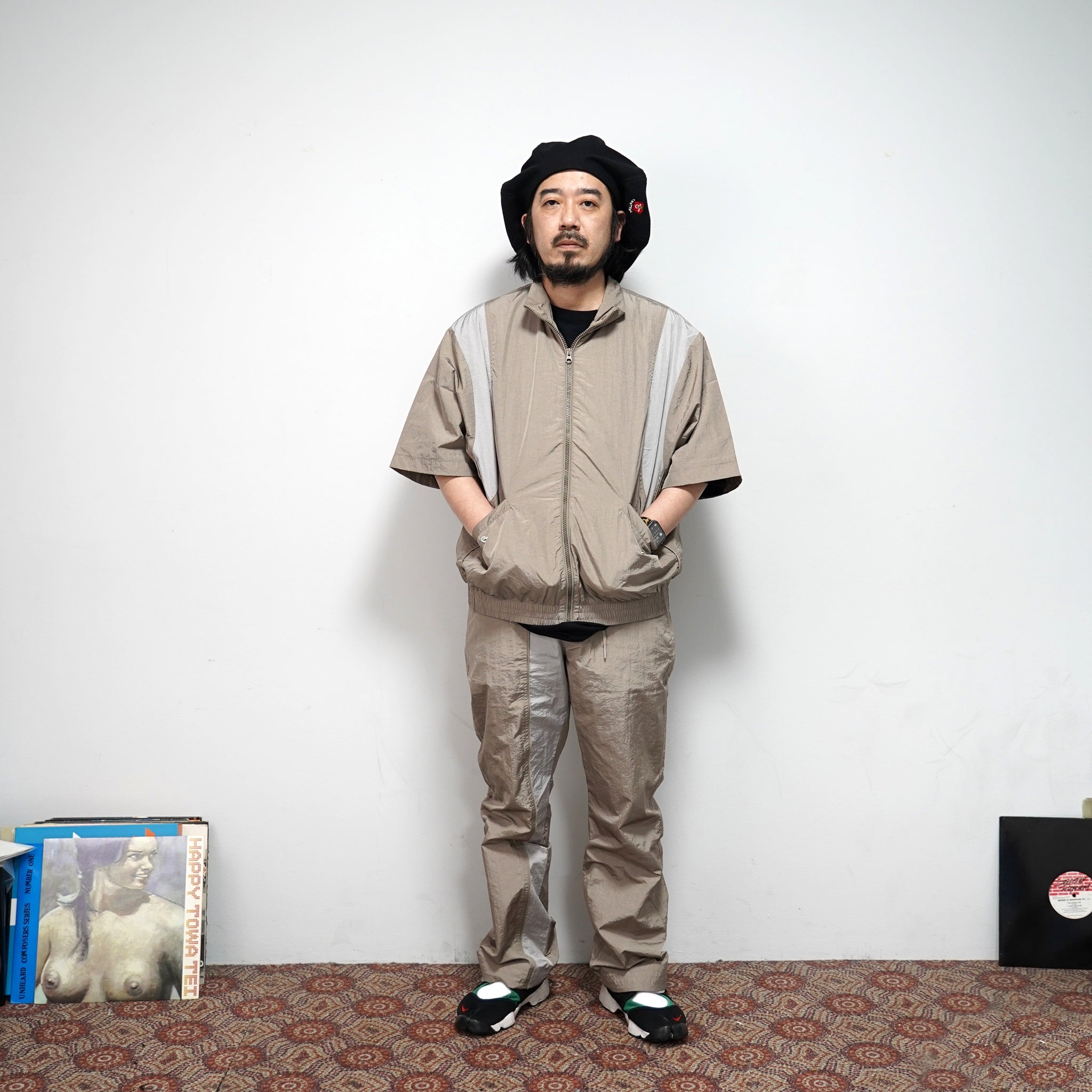 1989 SHORT SLEEVE JACKET – Dark-Grey | PLATEAU STUDIO