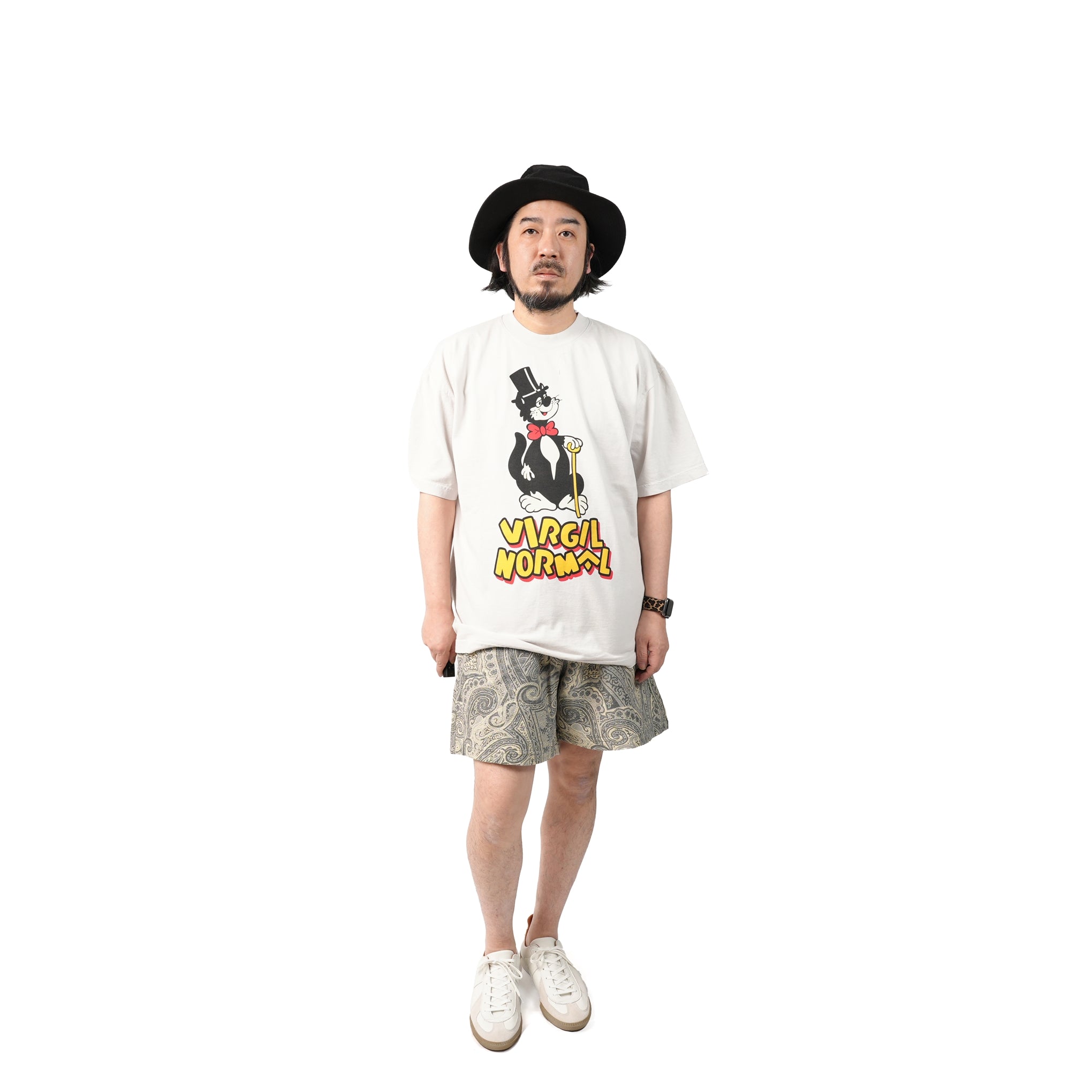 No:M31351-1 | Name:Easy Baggy Shorts w/ Quick Release Buckle | Color:Betro Paisley Grey【MONITALY_モニタリー】【archive】