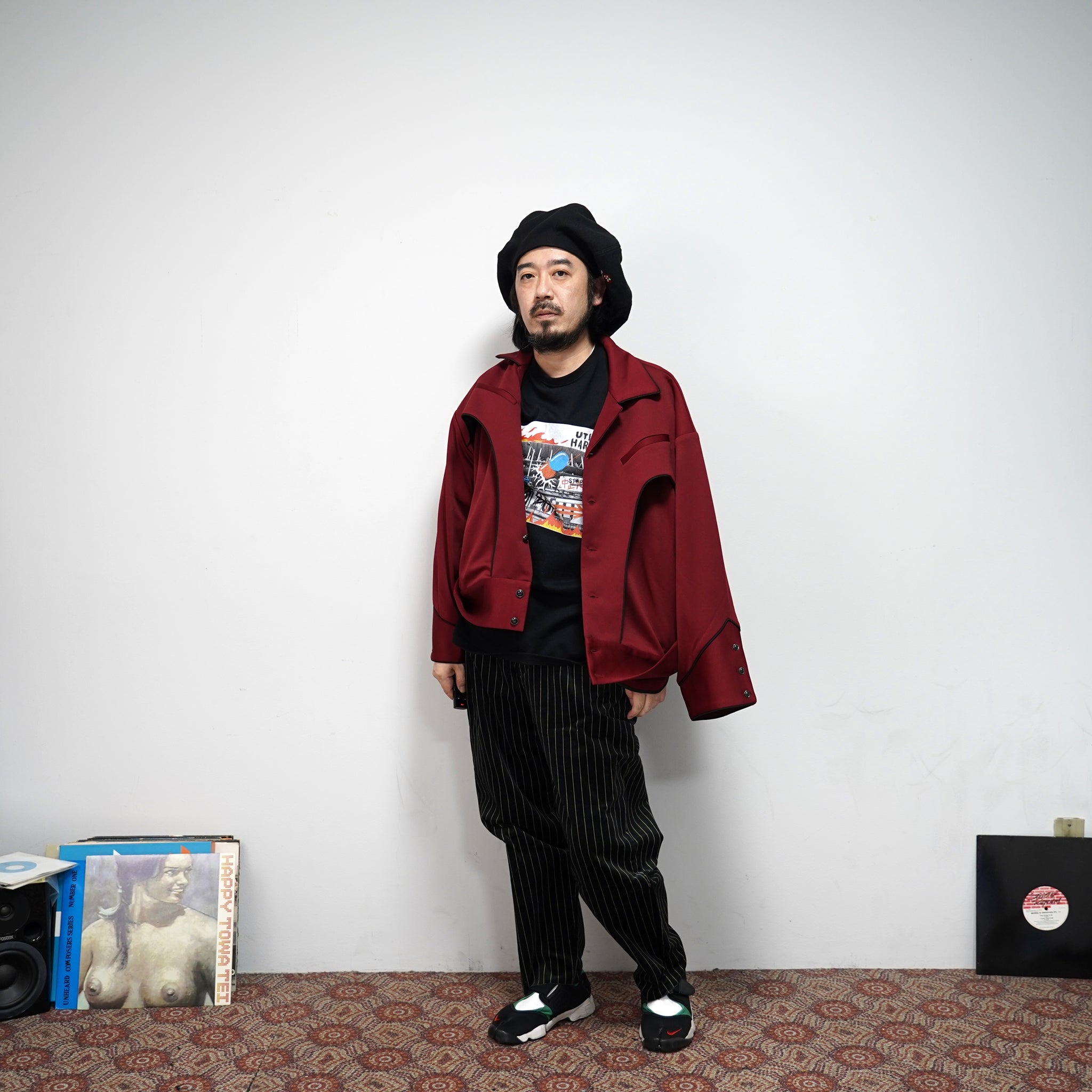 PS21J01B | WESTERN JACKET | Color:Burgundy | Size:1/2【PLATEAU STUDIO_プラトー スタジオ】