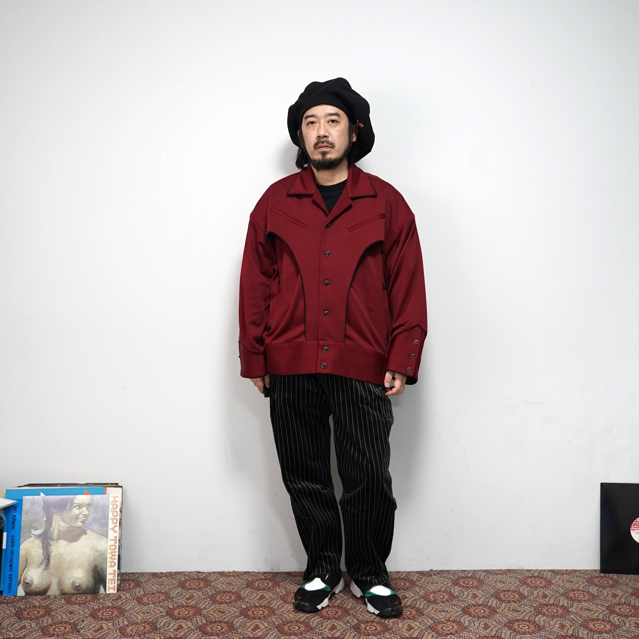 PS21J01B | WESTERN JACKET | Color:Burgundy | Size:1/2【PLATEAU STUDIO_プラトー スタジオ】