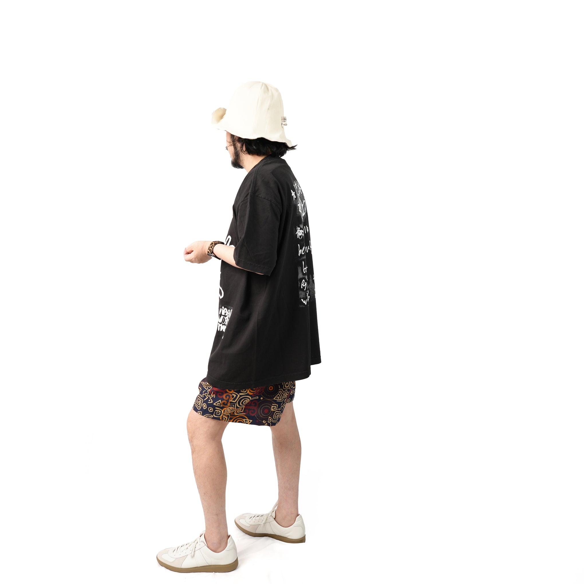 M31351-4 | Easy Baggy Shorts w/ Quick Release Buckle | Color:Shawn Print【MONITALY_モニタリー】