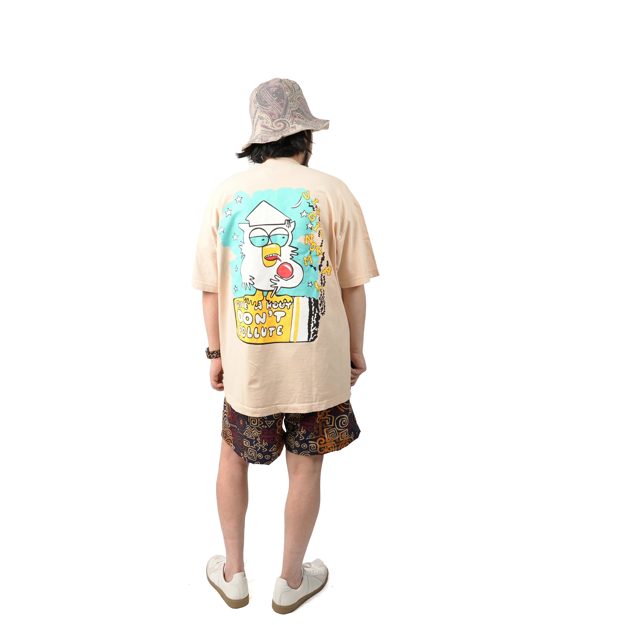 VN254 | GIVE A HOOT | Color:Beige【VIRGIL NORMAL_ヴァージルノーマル】【ネコポス選択可能】