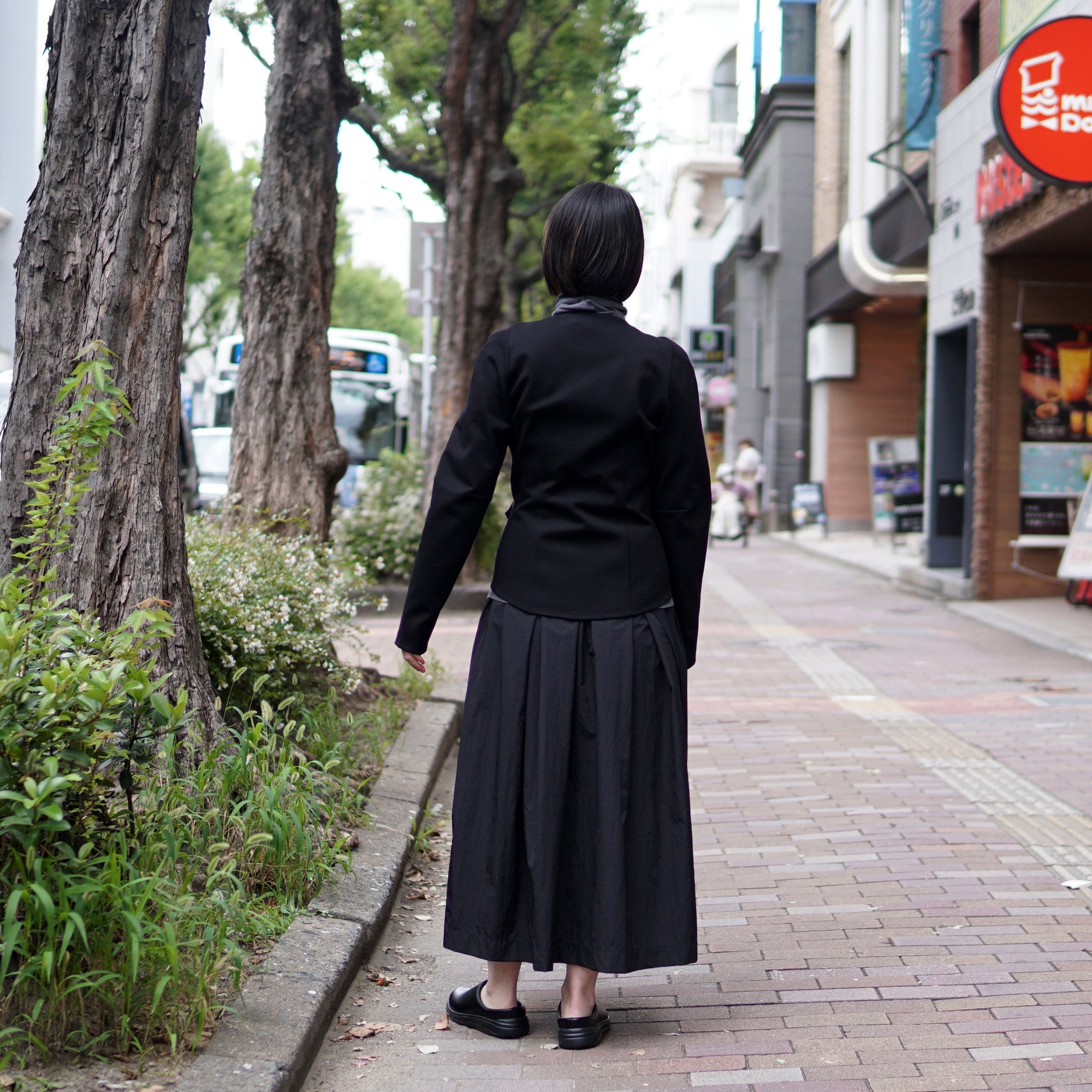 No:GA1-2821 | Name:Jacket With Open Wrap | Color:Black | Size:S【G2A】-G2A-ADDICTION FUKUOKA