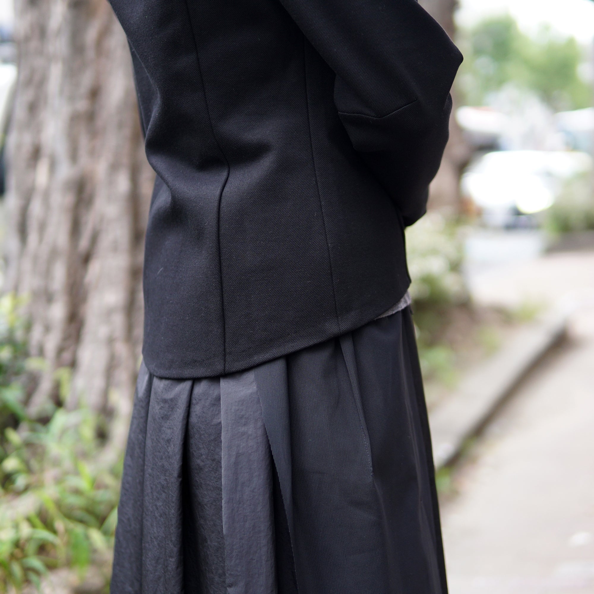 No:GA1-2821 | Name:Jacket With Open Wrap | Color:Black | Size:S【G2A】-G2A-ADDICTION FUKUOKA