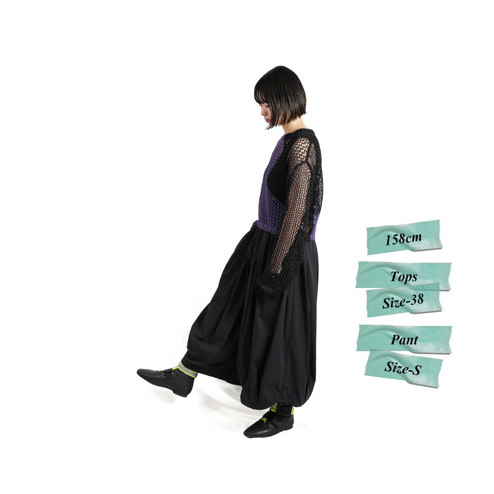 No:LKL23HPT2006 | Name:RIAM | Color:Black/Light Khaki【KELEN LADYS_ケレン】