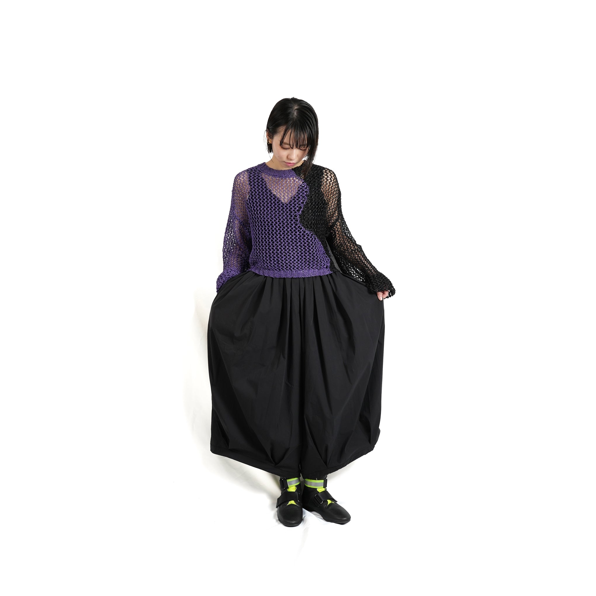 No:LKL23HPT2006 | Name:RIAM | Color:Black/Light Khaki【KELEN LADYS_ケレン】