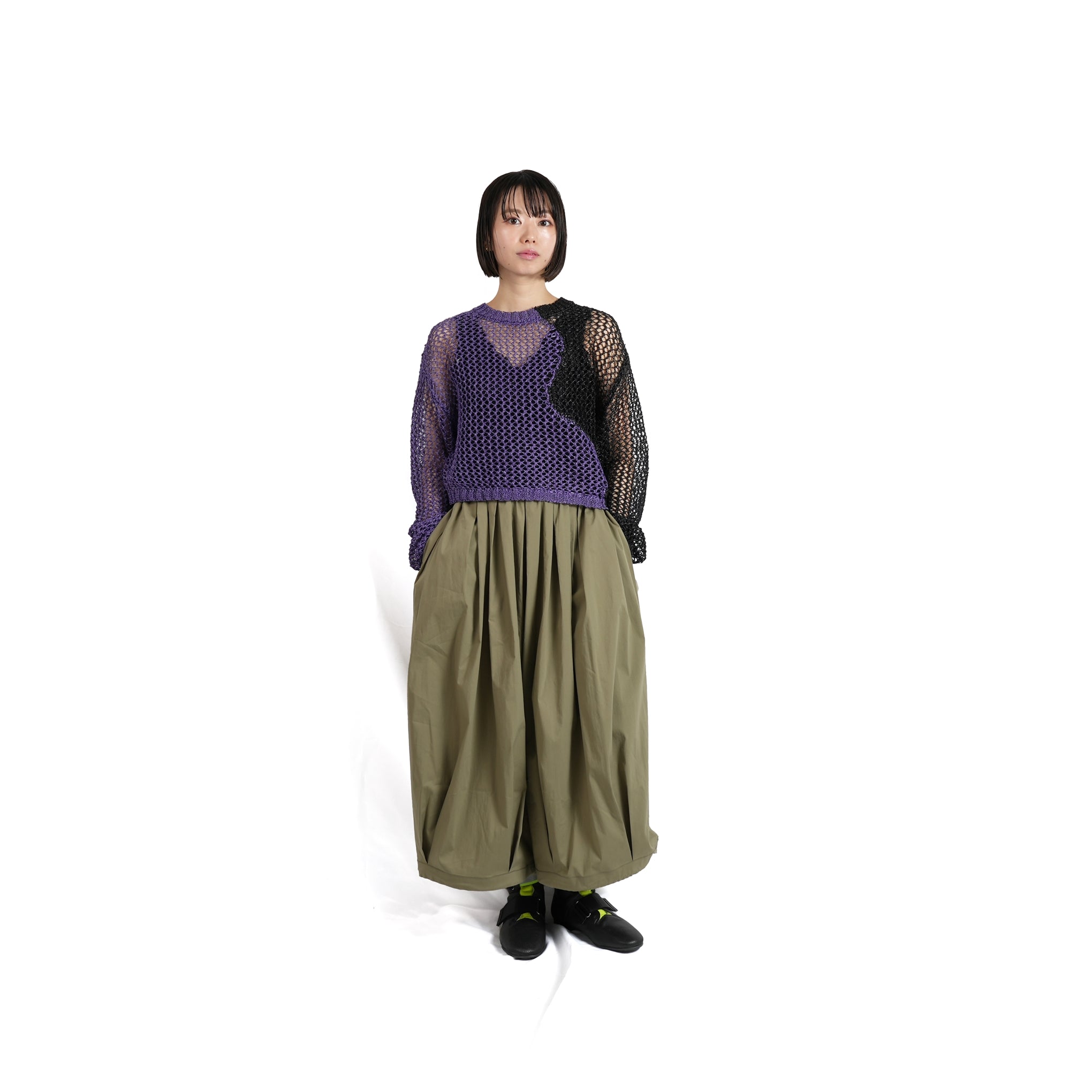 No:LKL23HPT2006 | Name:RIAM | Color:Black/Light Khaki【KELEN LADYS_ケレン】
