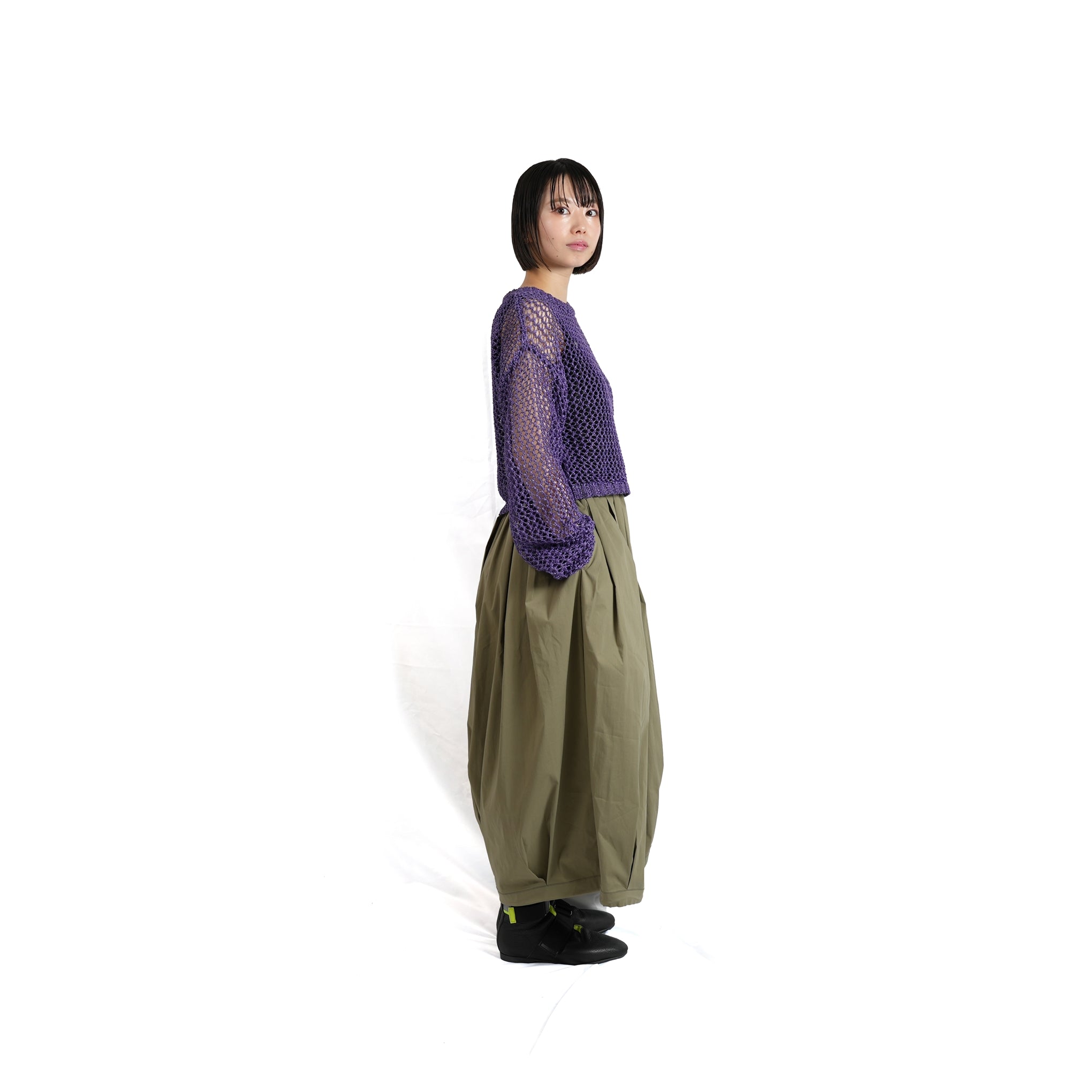 No:LKL23HPT2006 | Name:RIAM | Color:Black/Light Khaki【KELEN LADYS_ケレン】
