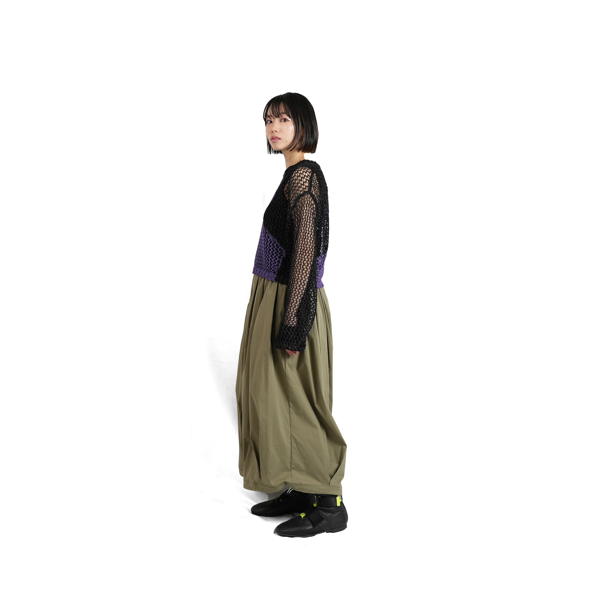 No:LKL23HPT2006 | Name:RIAM | Color:Black/Light Khaki【KELEN LADYS_ケレン】