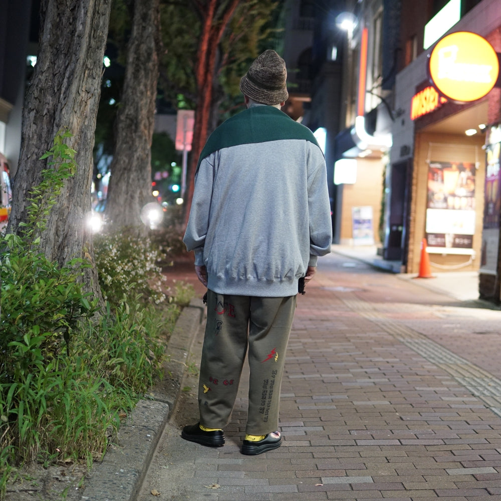 No:MK22A-K-18-1 | Name:Anacroism-Stole | Color:Blk/Grn | Size:Free【MASTERKEY】-MASTERKEY-ADDICTION FUKUOKA