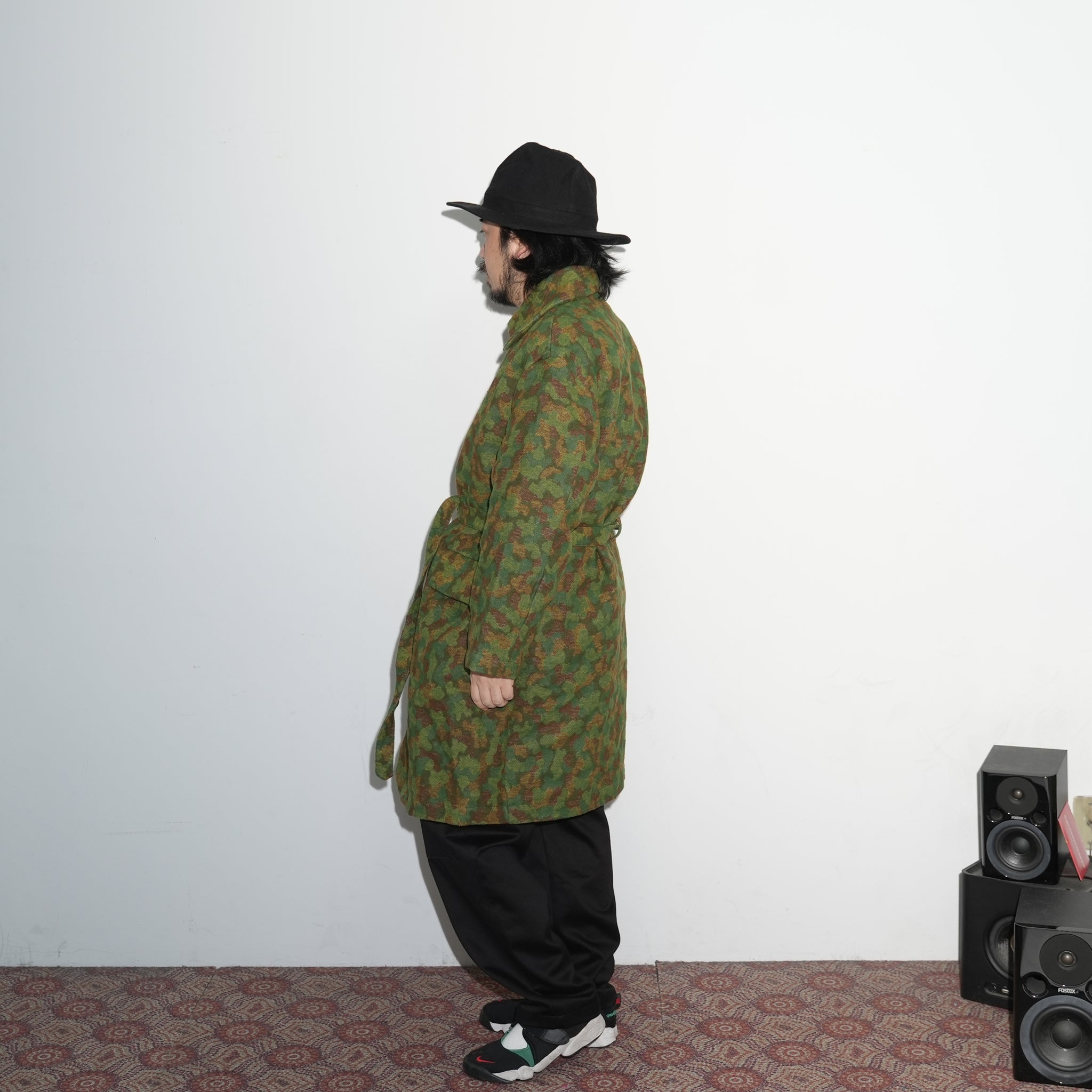 M32012 | Jute Coat | Color:Jacquard Cotton Green Camo【MONITALY_モニタリー】