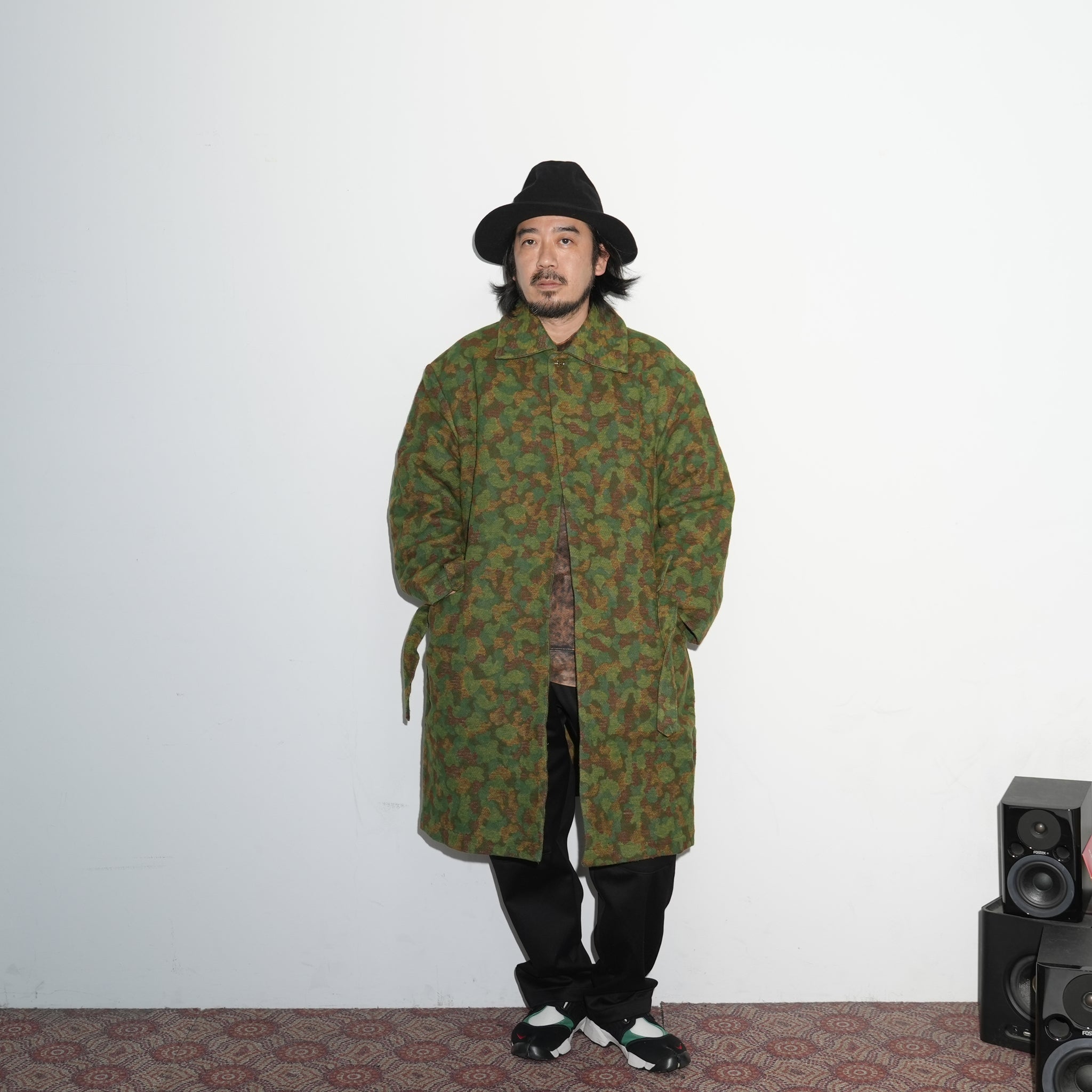 M32012 | Jute Coat | Color:Jacquard Cotton Green Camo【MONITALY_モニタリー】
