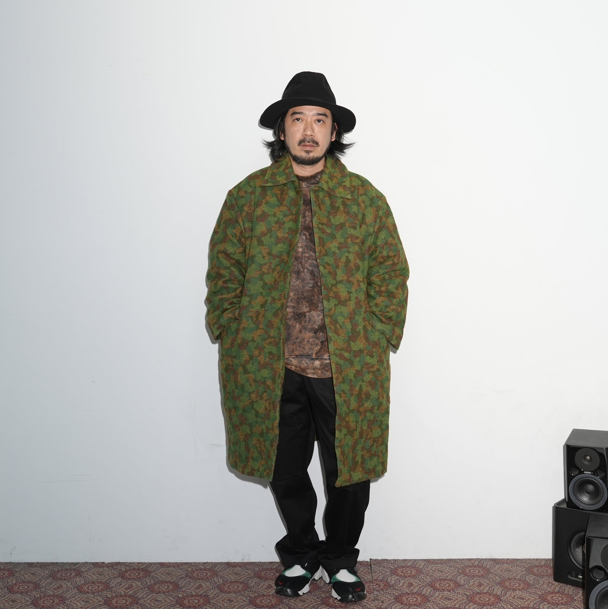 M32012 | Jute Coat | Color:Jacquard Cotton Green Camo【MONITALY_モニタリー】