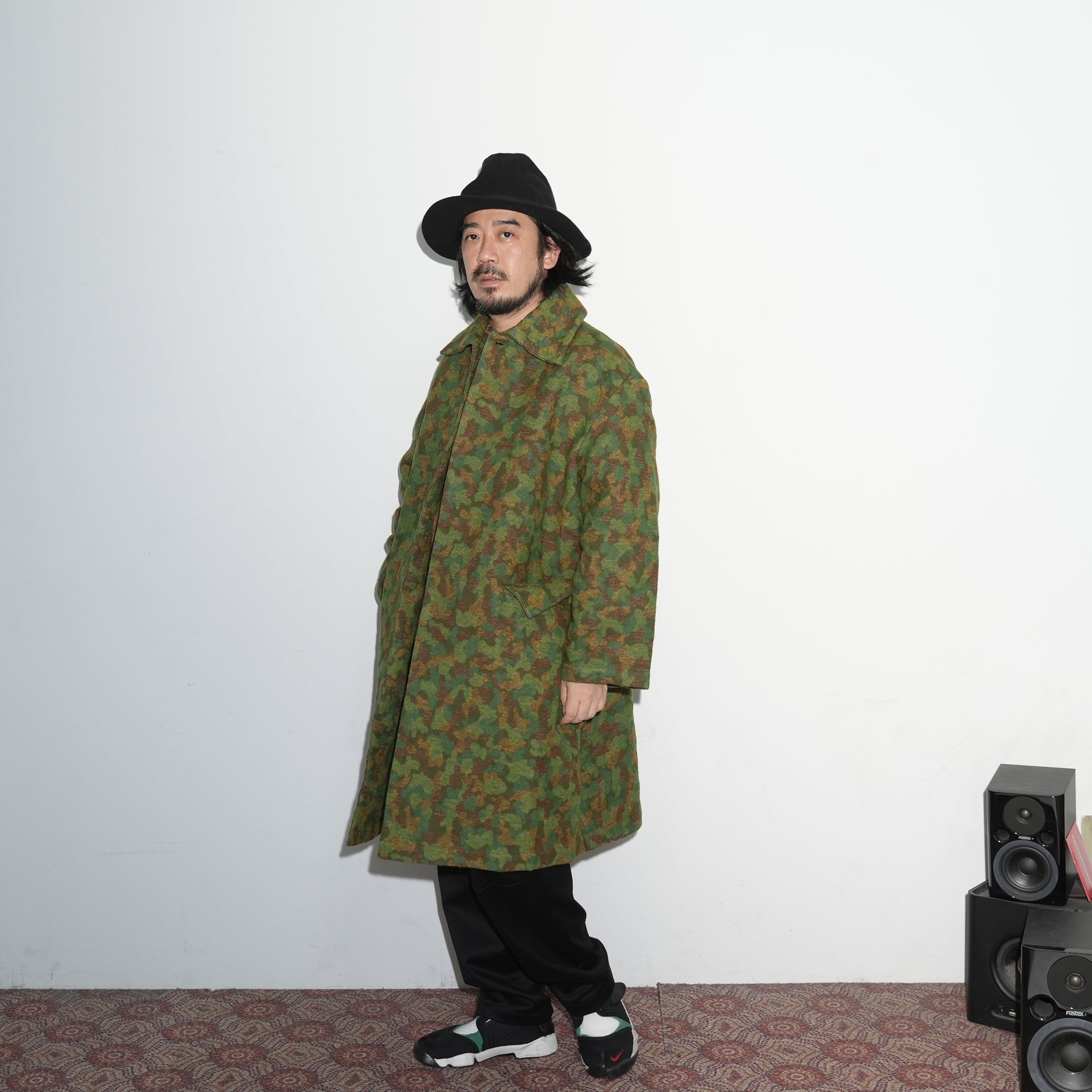 M32012 | Jute Coat | Color:Jacquard Cotton Green Camo【MONITALY_モニタリー】