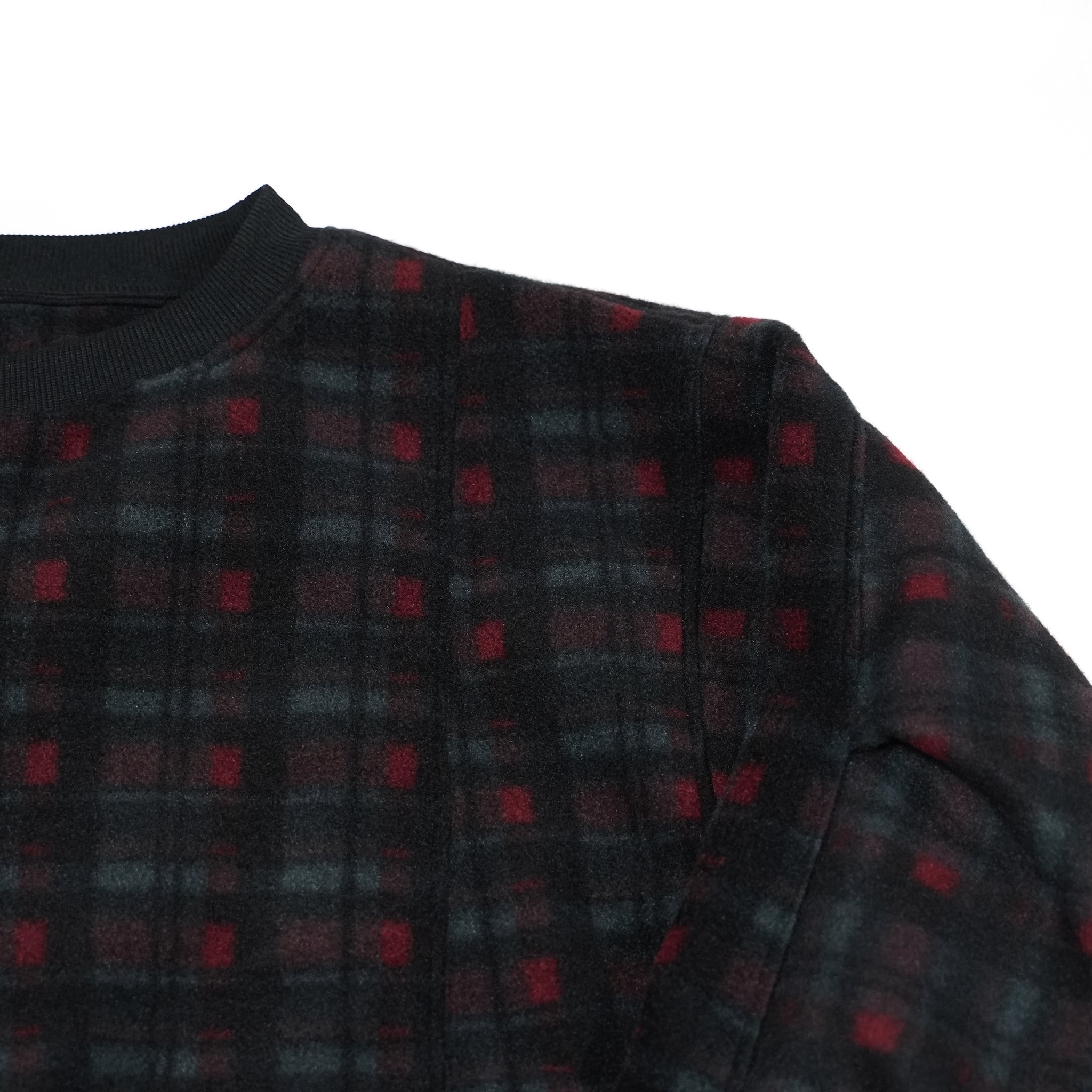 odd22fw01 | Custom Fleece Crew – Check | ODDMENT