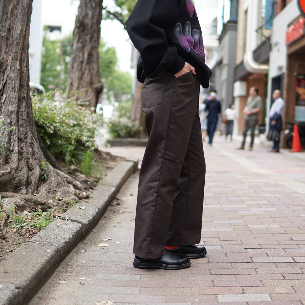 No:REMAKE17 | Name:Remake Ankle-Length Pants | Color:Chocolate Brown/Spruce Green | Size:30/32/34【REDKAP】-MEG COMPANY-ADDICTION FUKUOKA