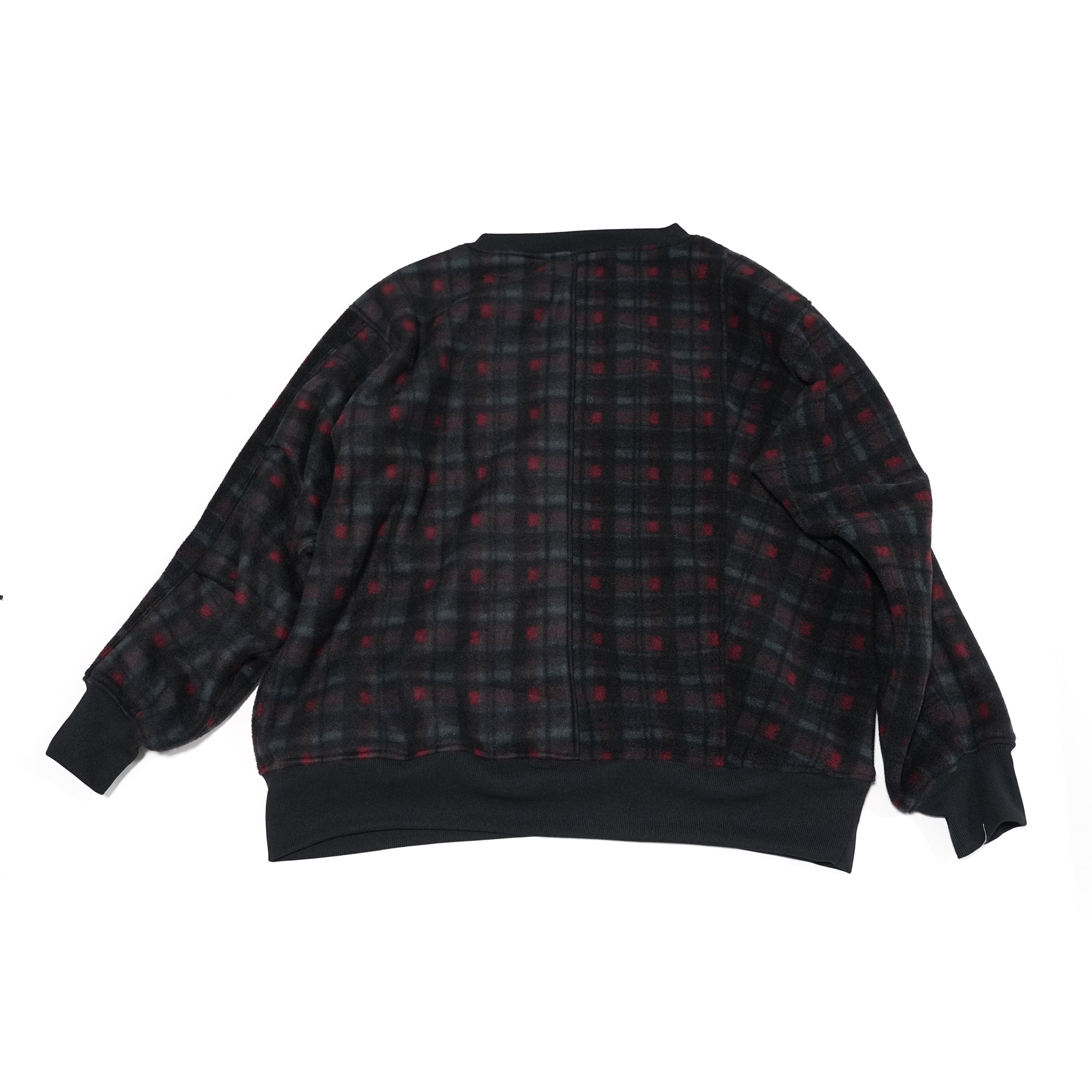 odd22fw01 | Custom Fleece Crew – Check | ODDMENT