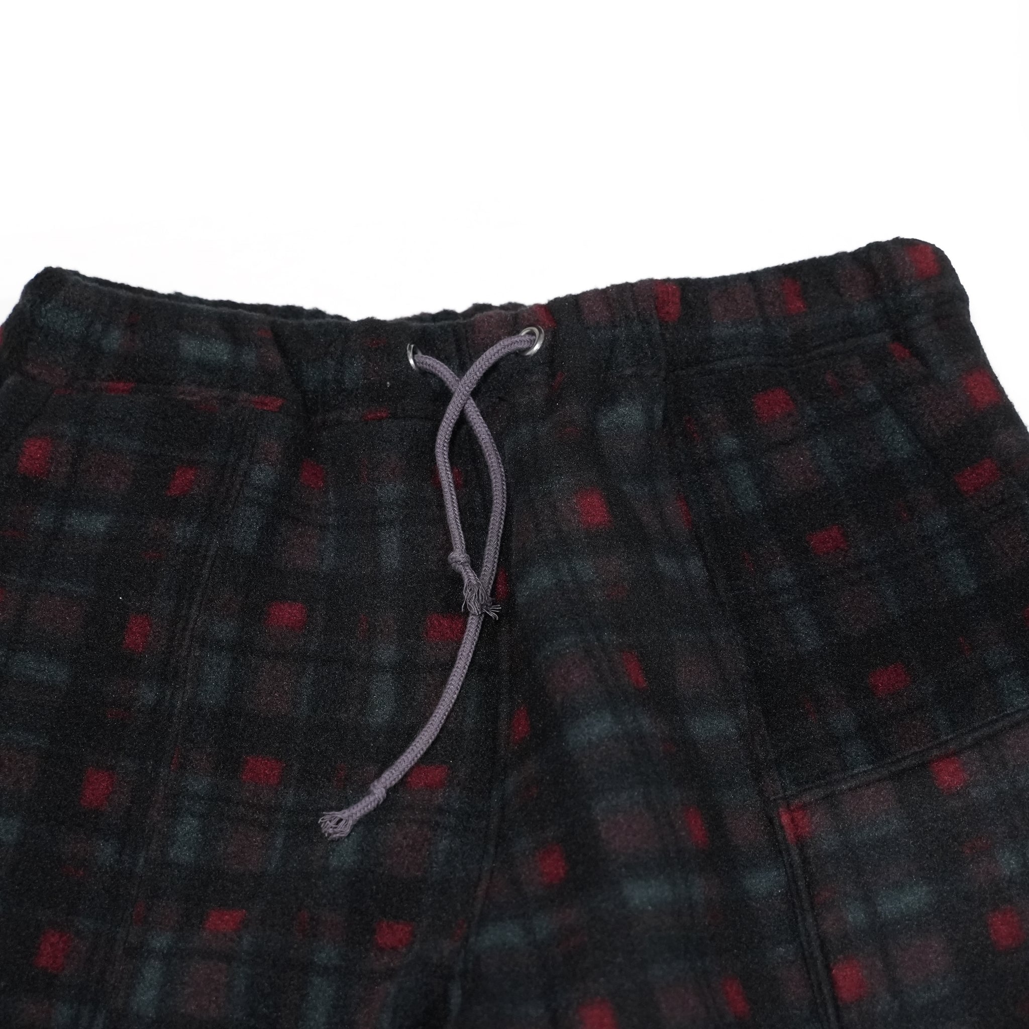 odd22fw02 | Custom Fleece Wide Pants – Check | ODDMENT