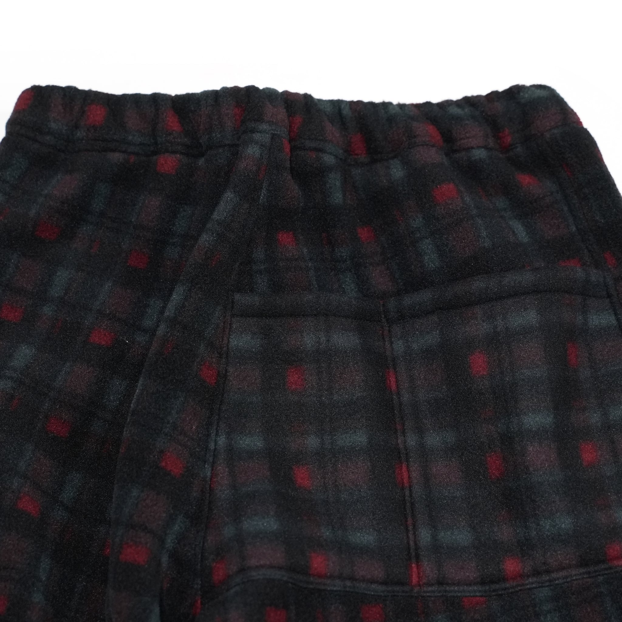 odd22fw02 | Custom Fleece Wide Pants – Check | ODDMENT