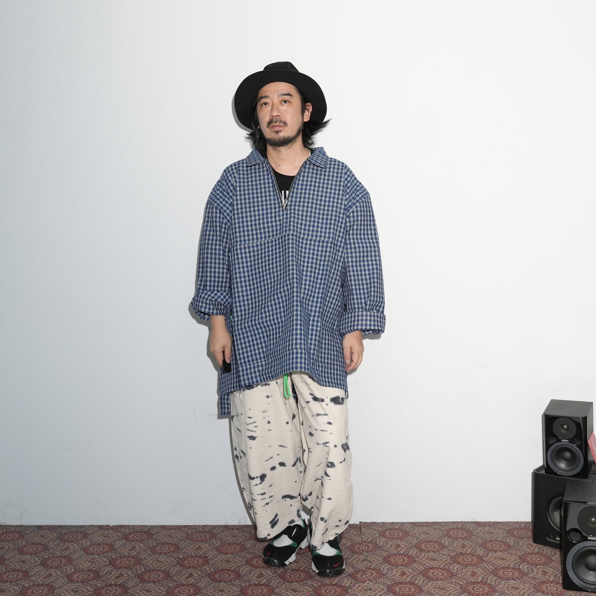 me-03 | ZIP PULLOVER – Picnic Plaid【MEALS CLOTHING_ミールクロージング】