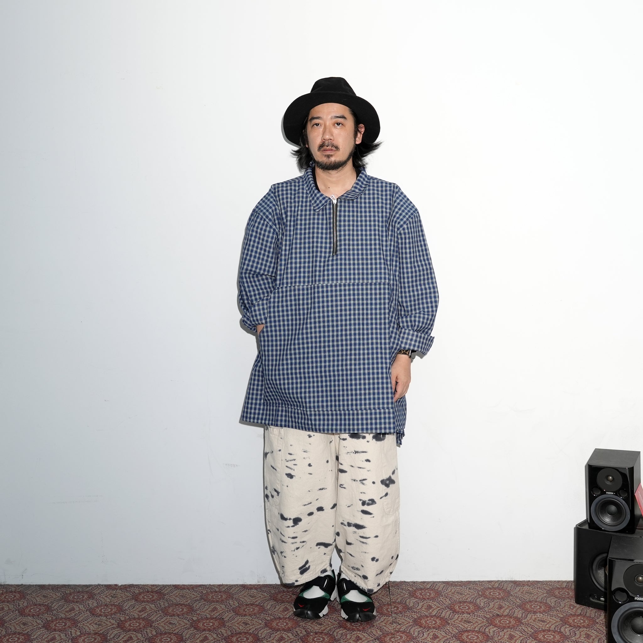 me-03 | ZIP PULLOVER – Picnic Plaid【MEALS CLOTHING_ミールクロージング】