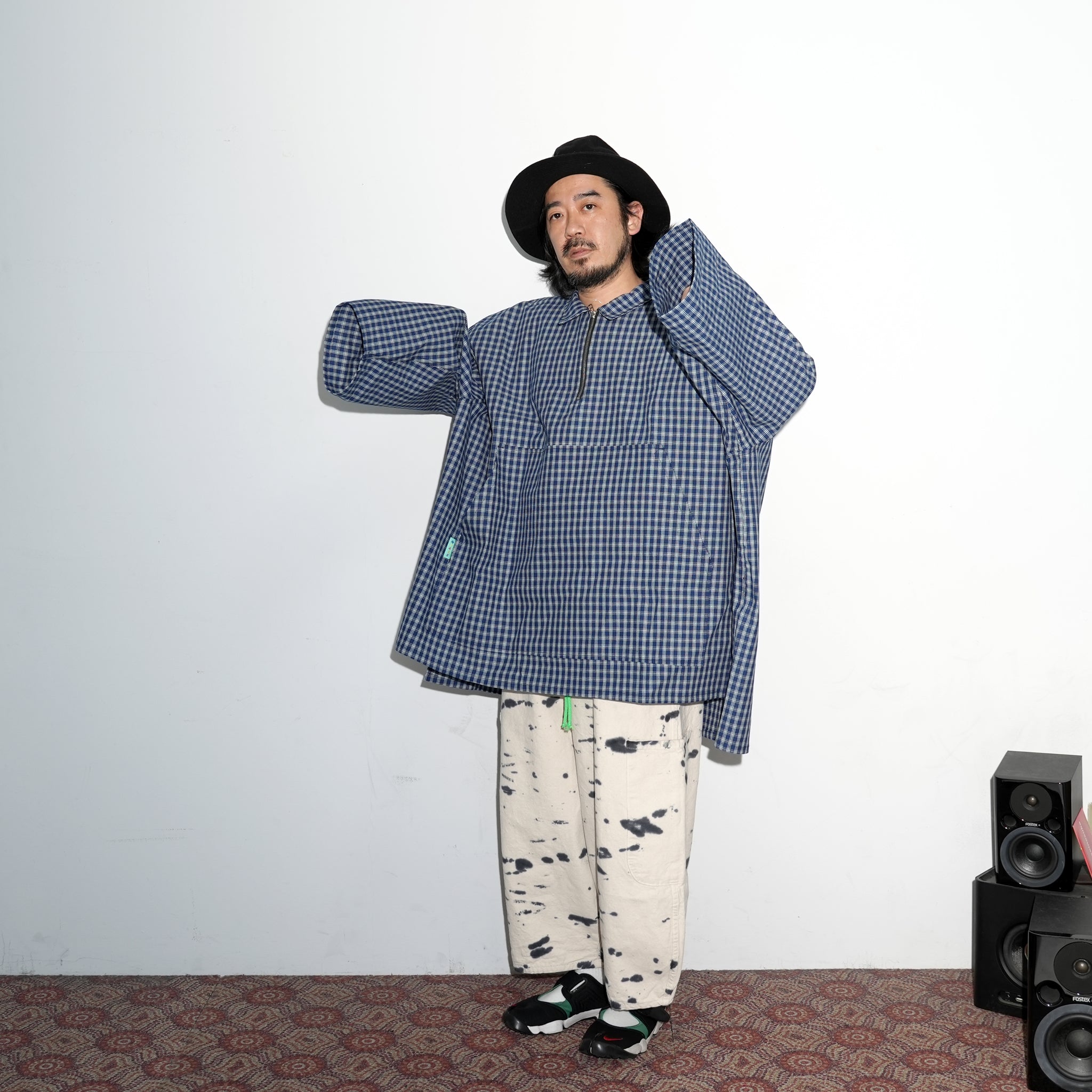 me-03 | ZIP PULLOVER – Picnic Plaid【MEALS CLOTHING_ミールクロージング】
