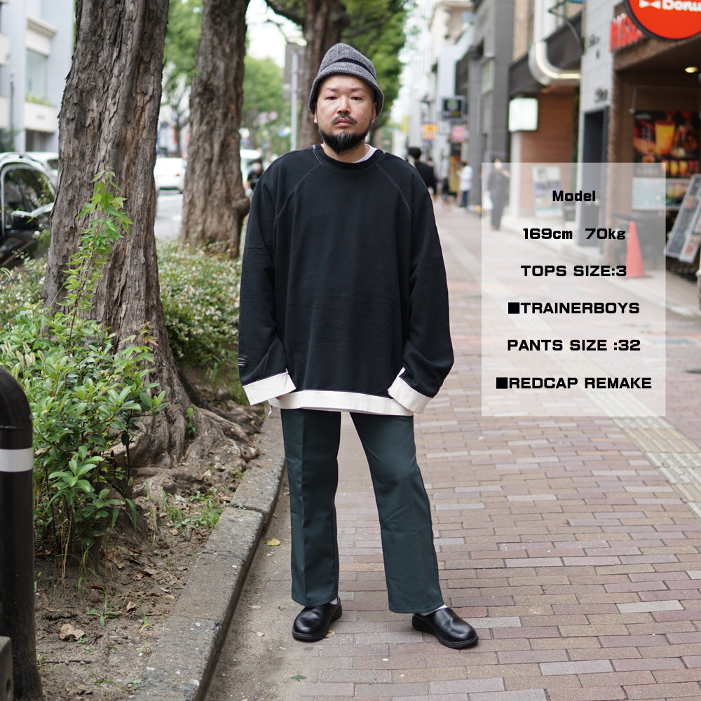 No:REMAKE17 | Name:Remake Ankle-Length Pants | Color:Chocolate Brown/Spruce Green | Size:30/32/34【REDKAP】-MEG COMPANY-ADDICTION FUKUOKA