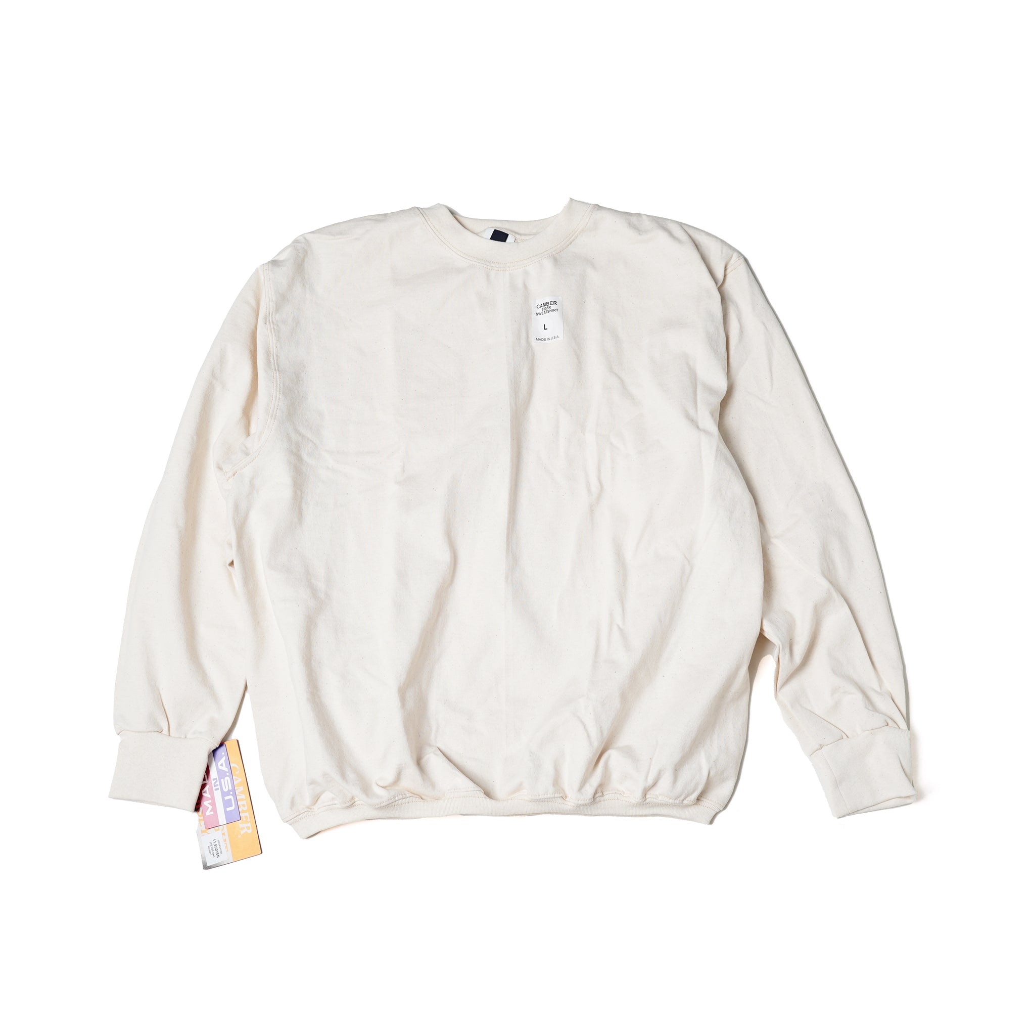 #305R | SWEATSHIRT_CAMBER 80z MAXXX-WEIGHT COTTON! – 8 Colors / XL | SMOKE TONE × CAMBER | SMOKE T ONE