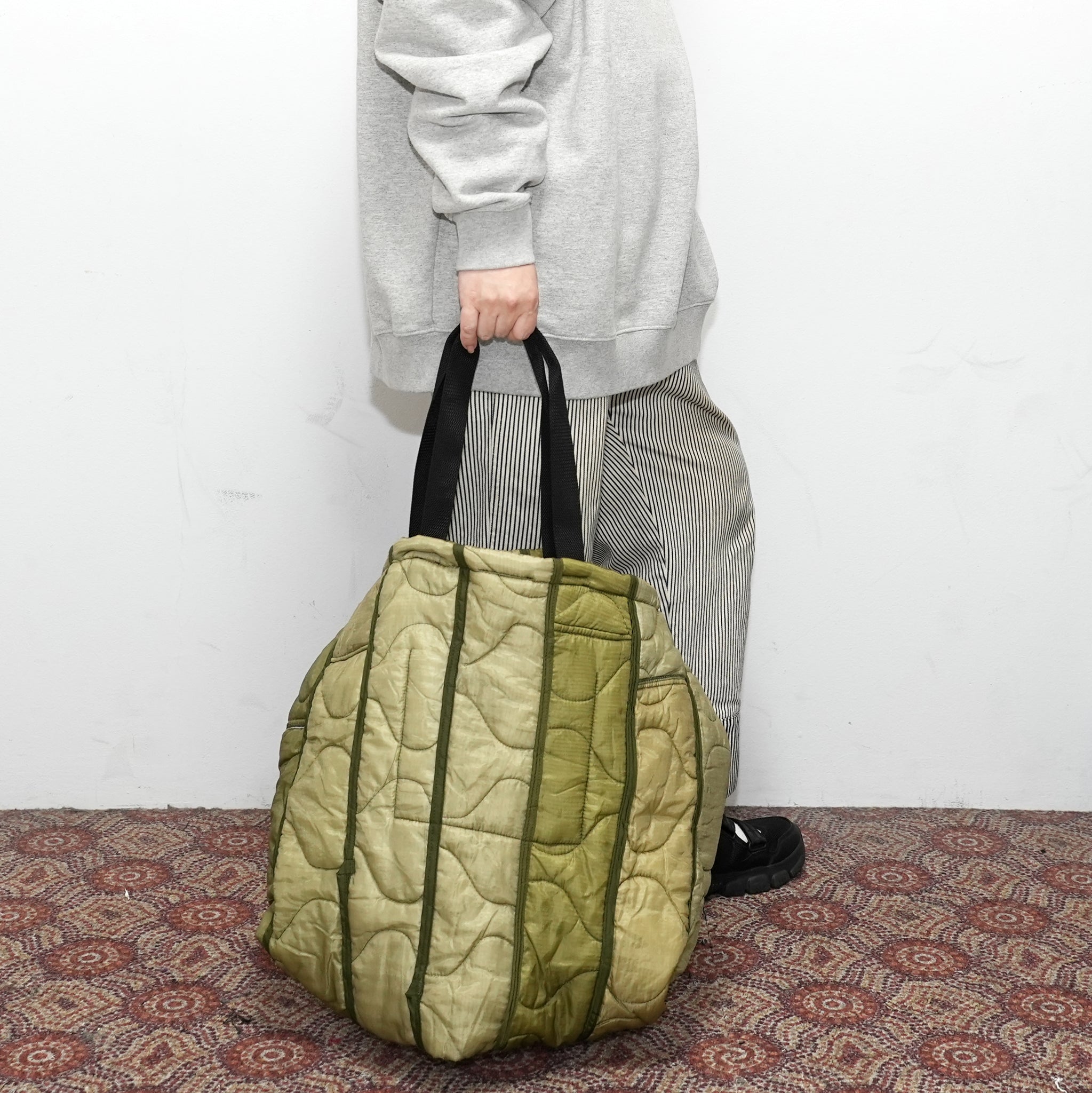 odd22fw04 | Quilting Tote_Large – Olive | ODDMENT